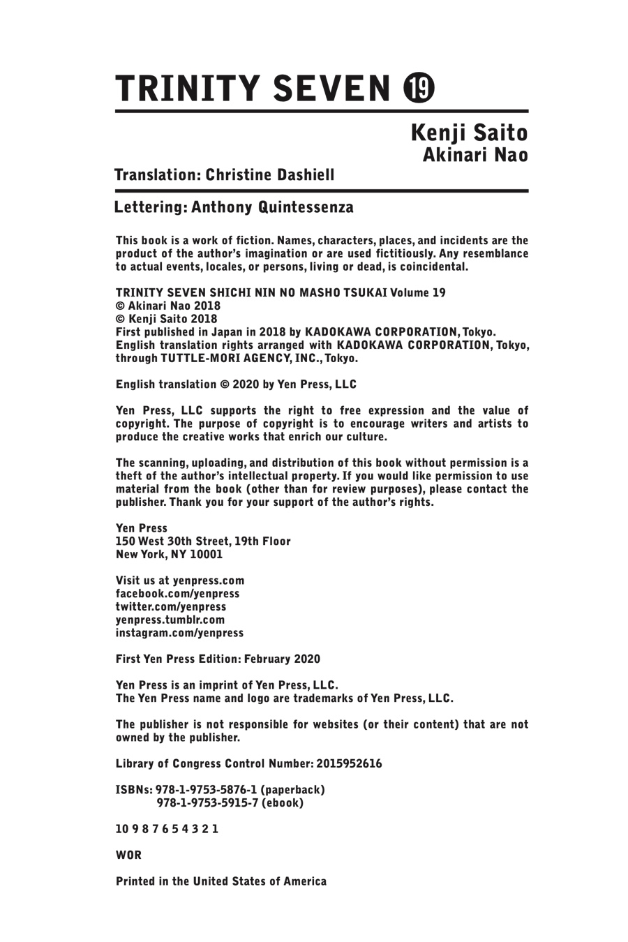 Trinity Seven: 7-Nin no Mahoutsukai chapter 86 page 44