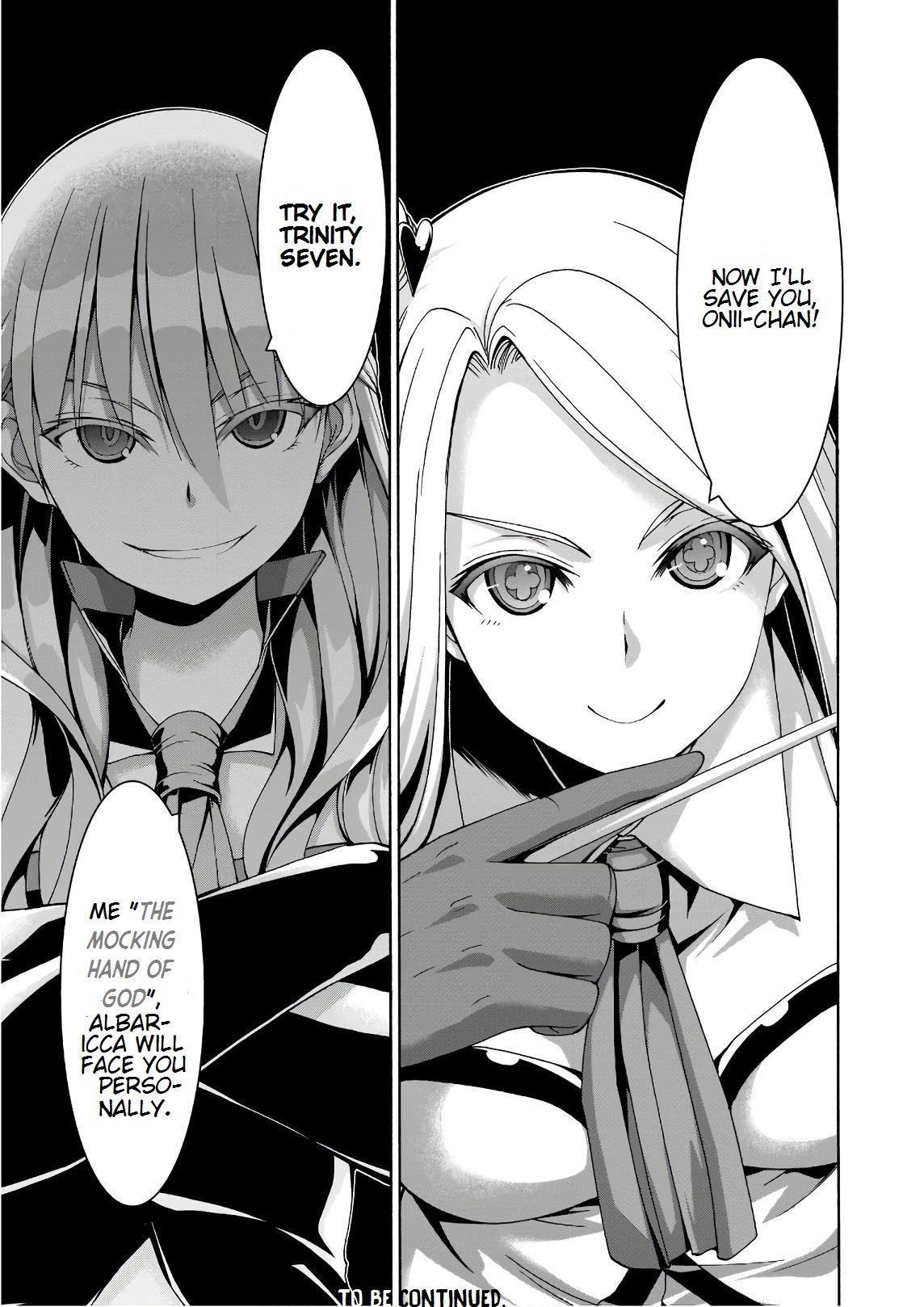 Trinity Seven: 7-Nin no Mahoutsukai chapter 87 page 33