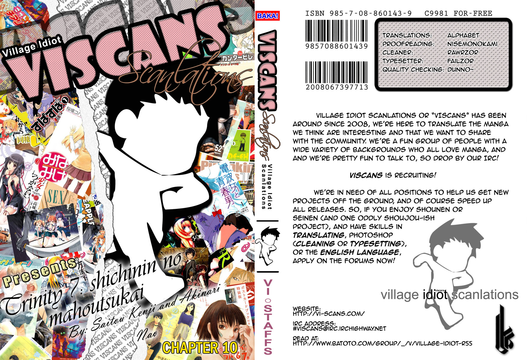 Trinity Seven: 7-Nin no Mahoutsukai chapter 9 page 1