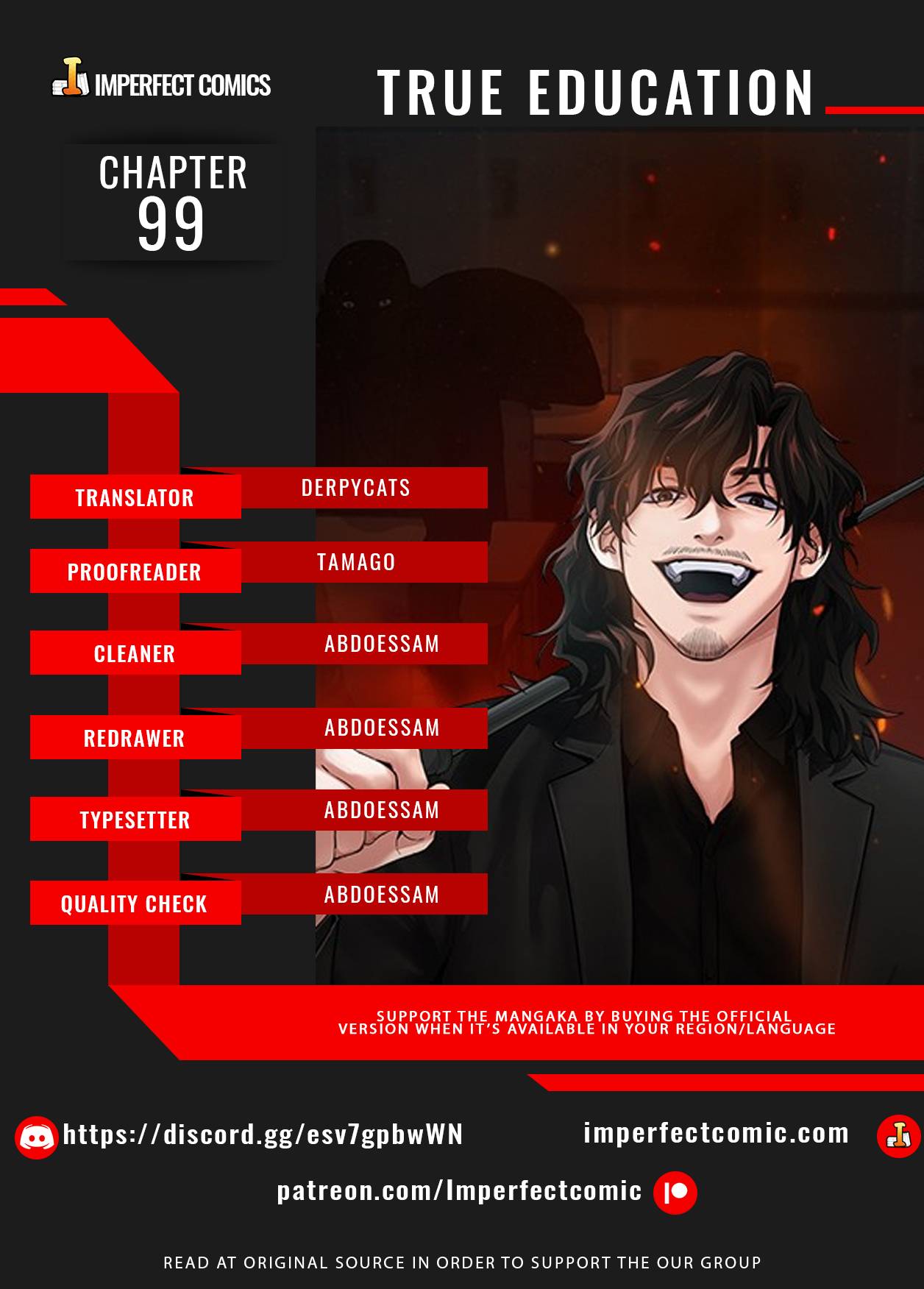 True Education chapter 99 page 1