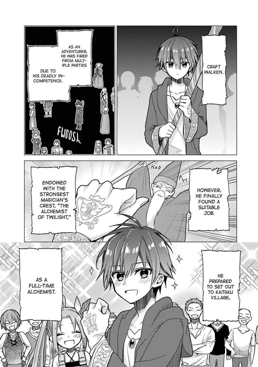 Trying Out Alchemy After Being Fired as an Adventurer! Frontier Settling? No Problem, Leave It to Me! chapter 2 page 1