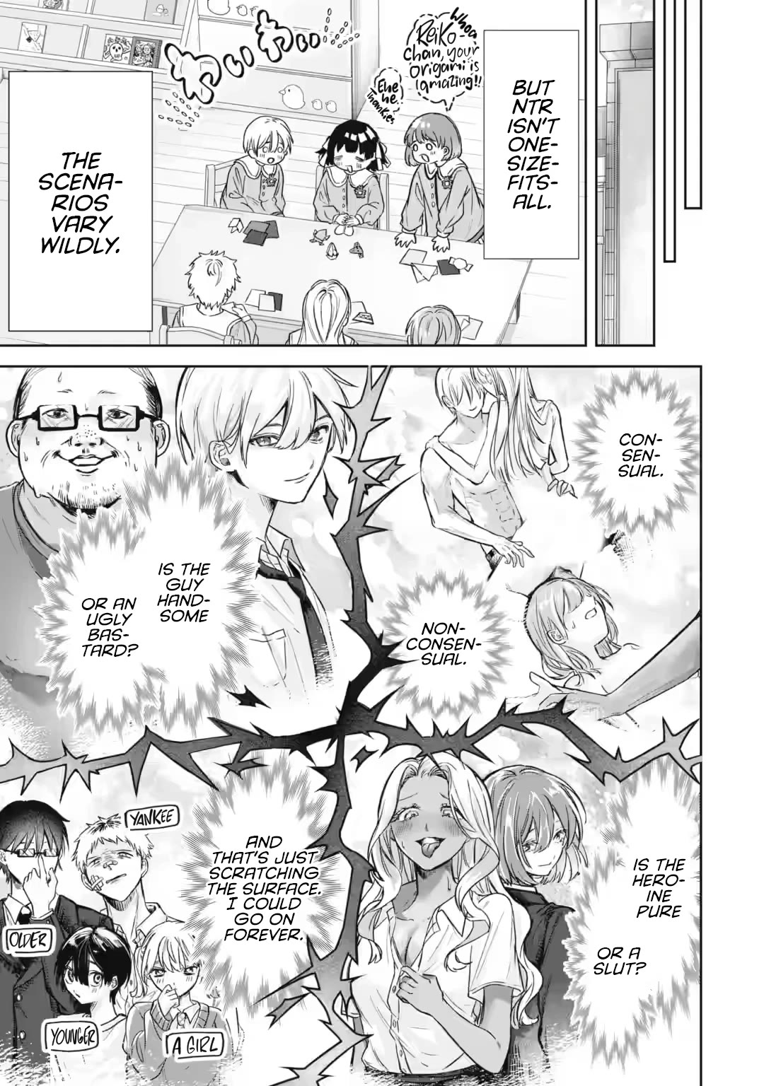 TS Reincarnated Beauty Netora Reiko Wants to Be NTR’d chapter 1 page 14