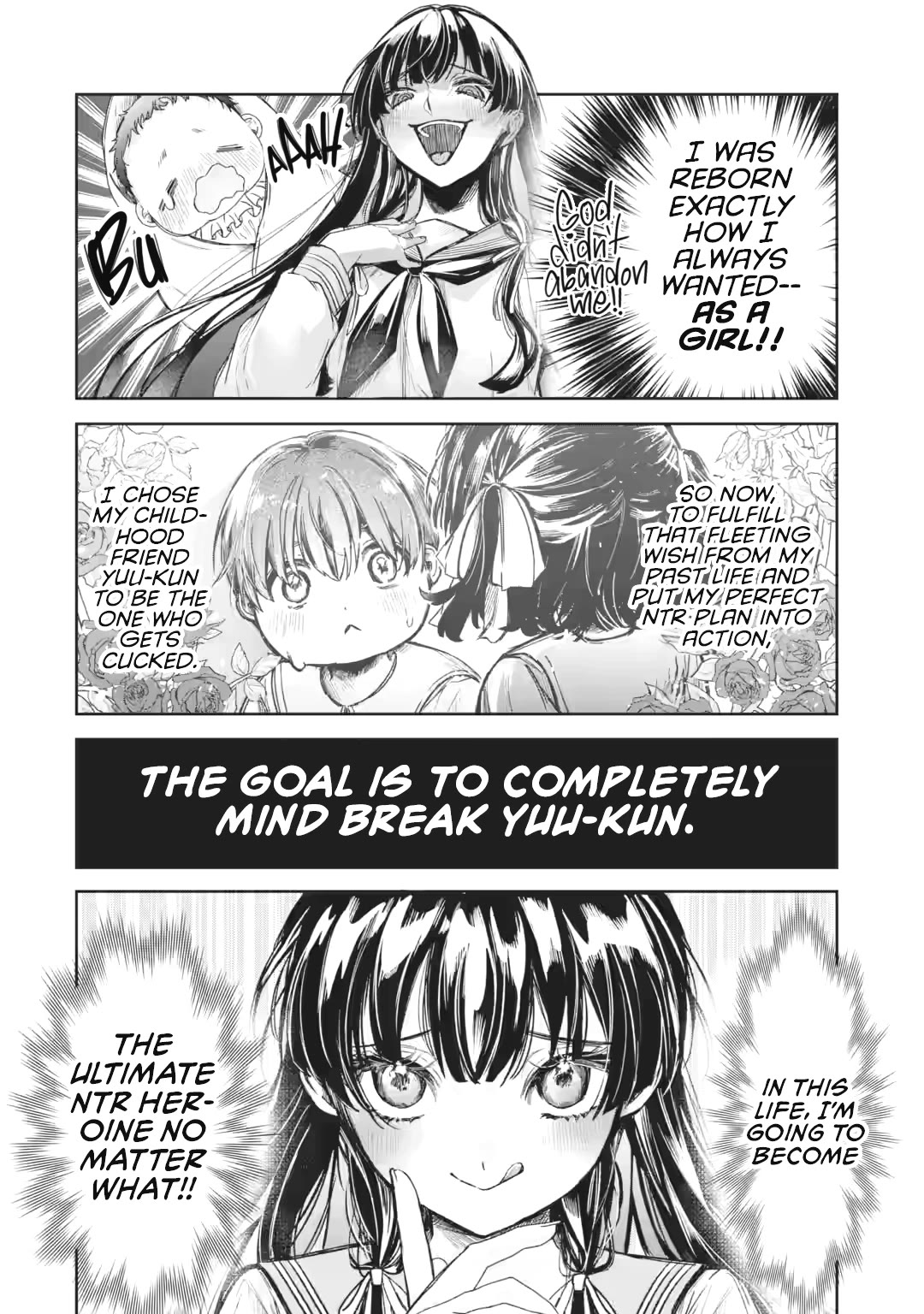 TS Reincarnated Beauty Netora Reiko Wants to Be NTR’d chapter 2 page 2