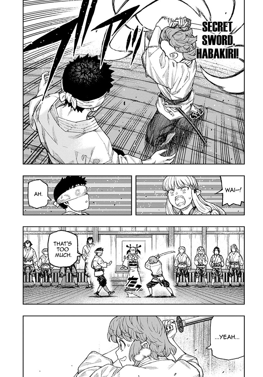 Tsugumomo chapter 129.1 page 10