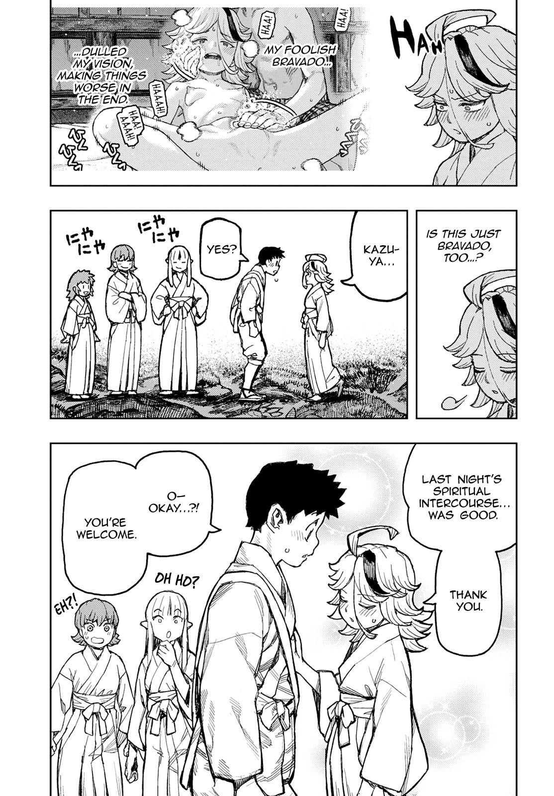 Tsugumomo chapter 148.1 page 34