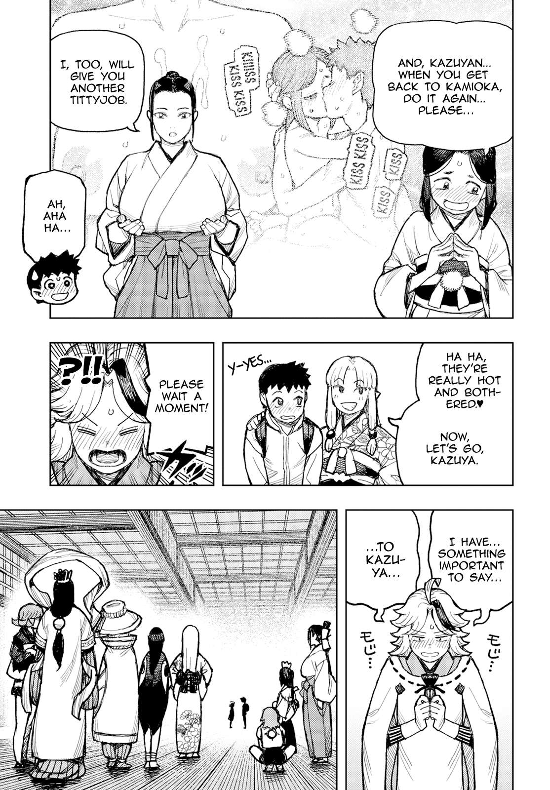 Tsugumomo chapter 161.1 page 34