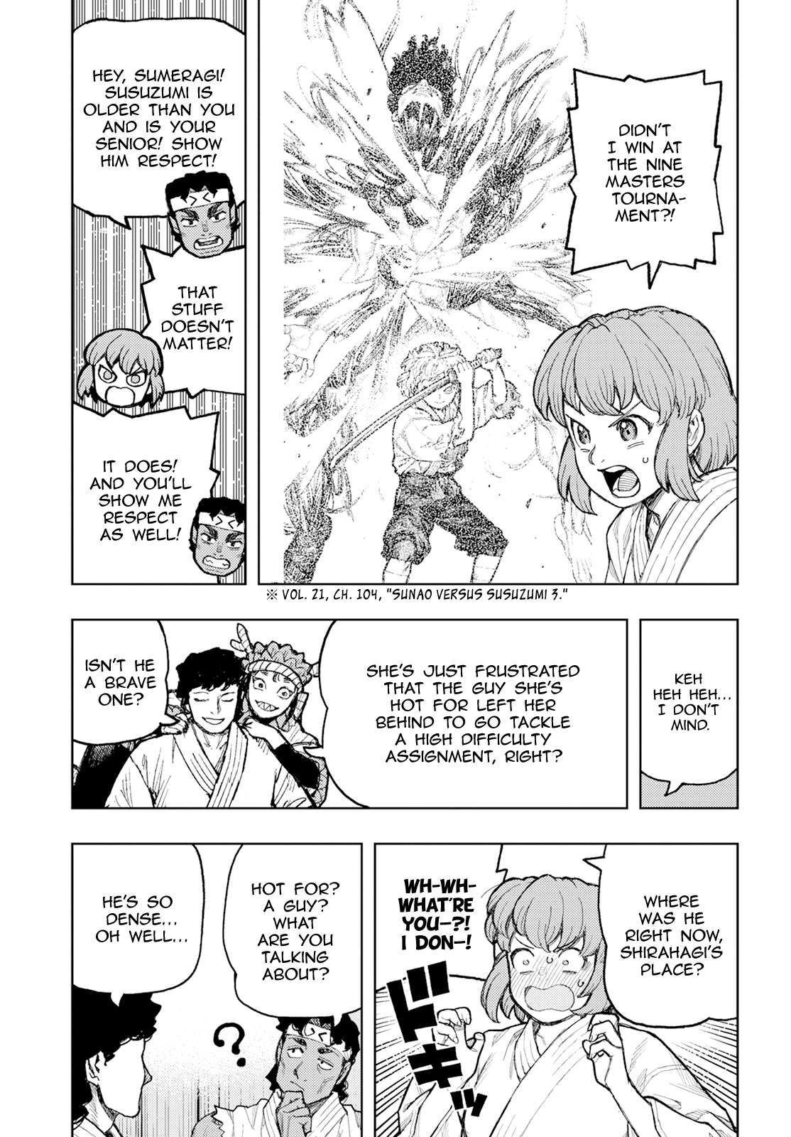 Tsugumomo chapter 162.1 page 16