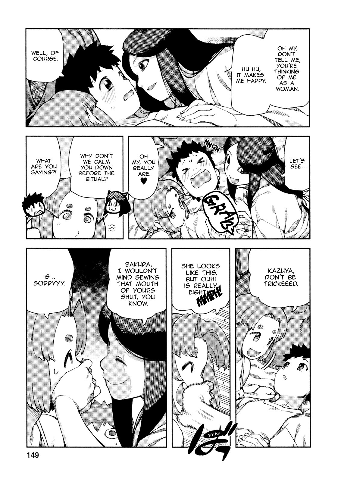 Tsugumomo chapter 71 page 28