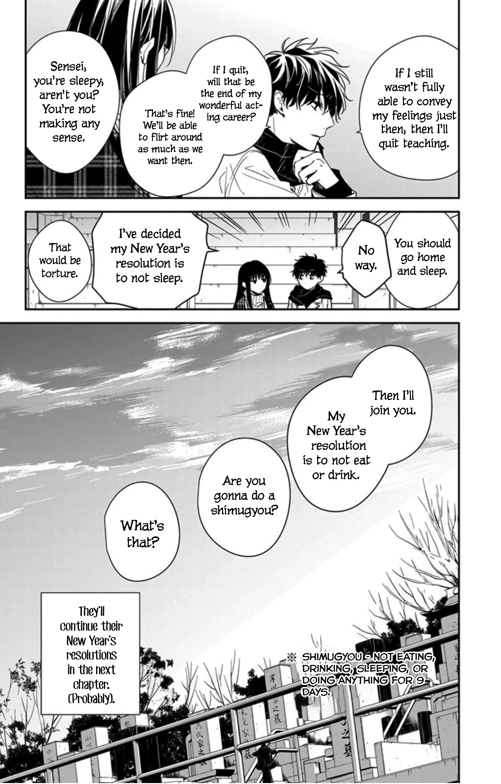 Tsuiraku JK to Haijin Kyoushi chapter 43 page 28