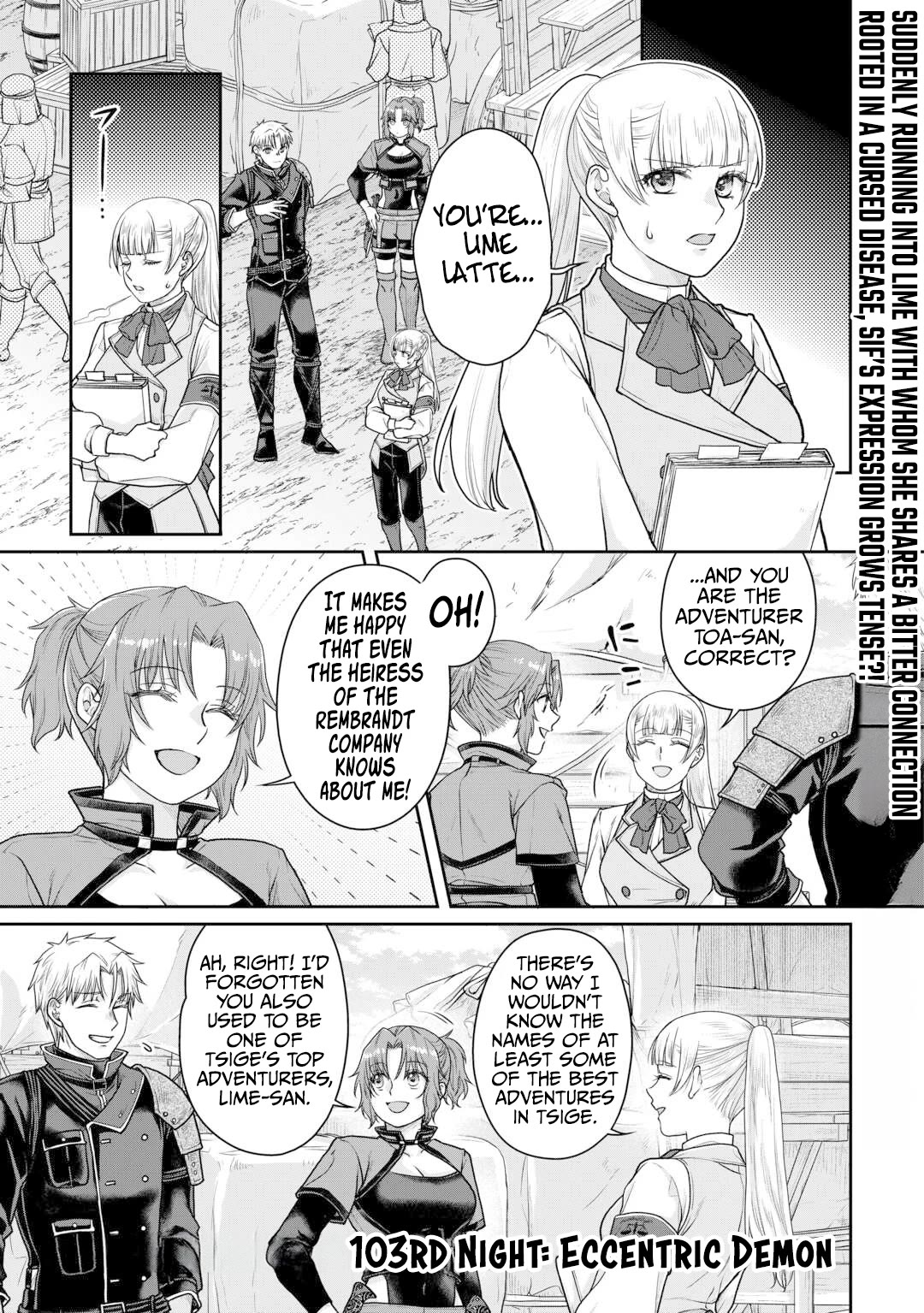 Tsuki ga Michibiku Isekai Douchuu chapter 103 page 2