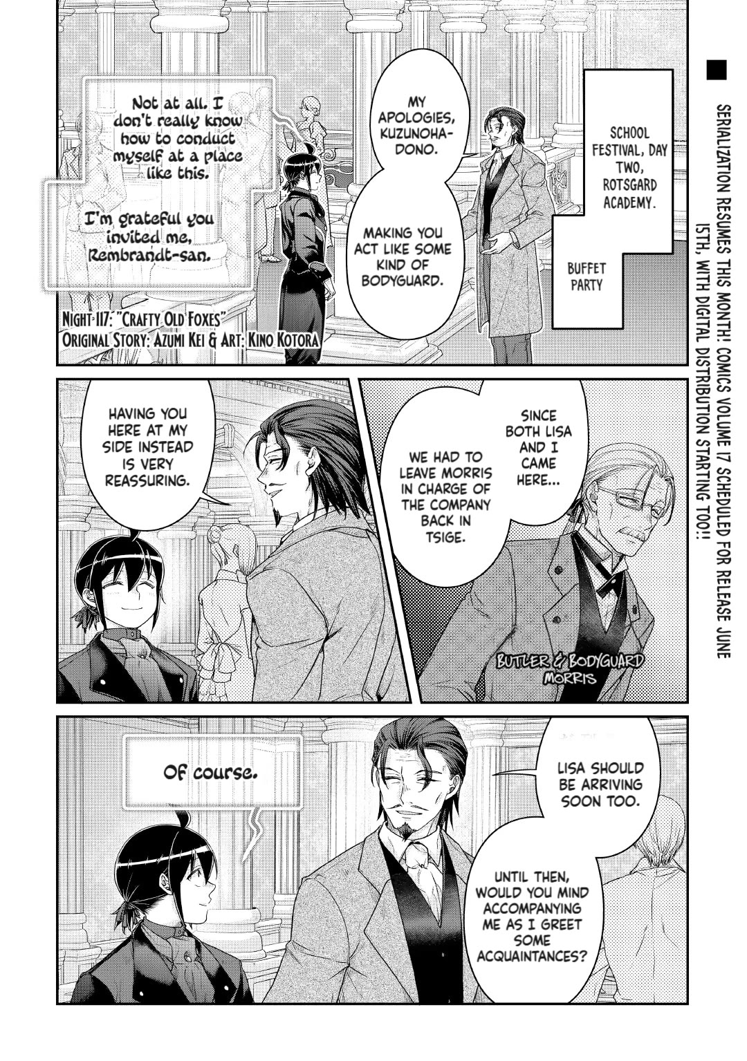 Tsuki ga Michibiku Isekai Douchuu chapter 117 page 1