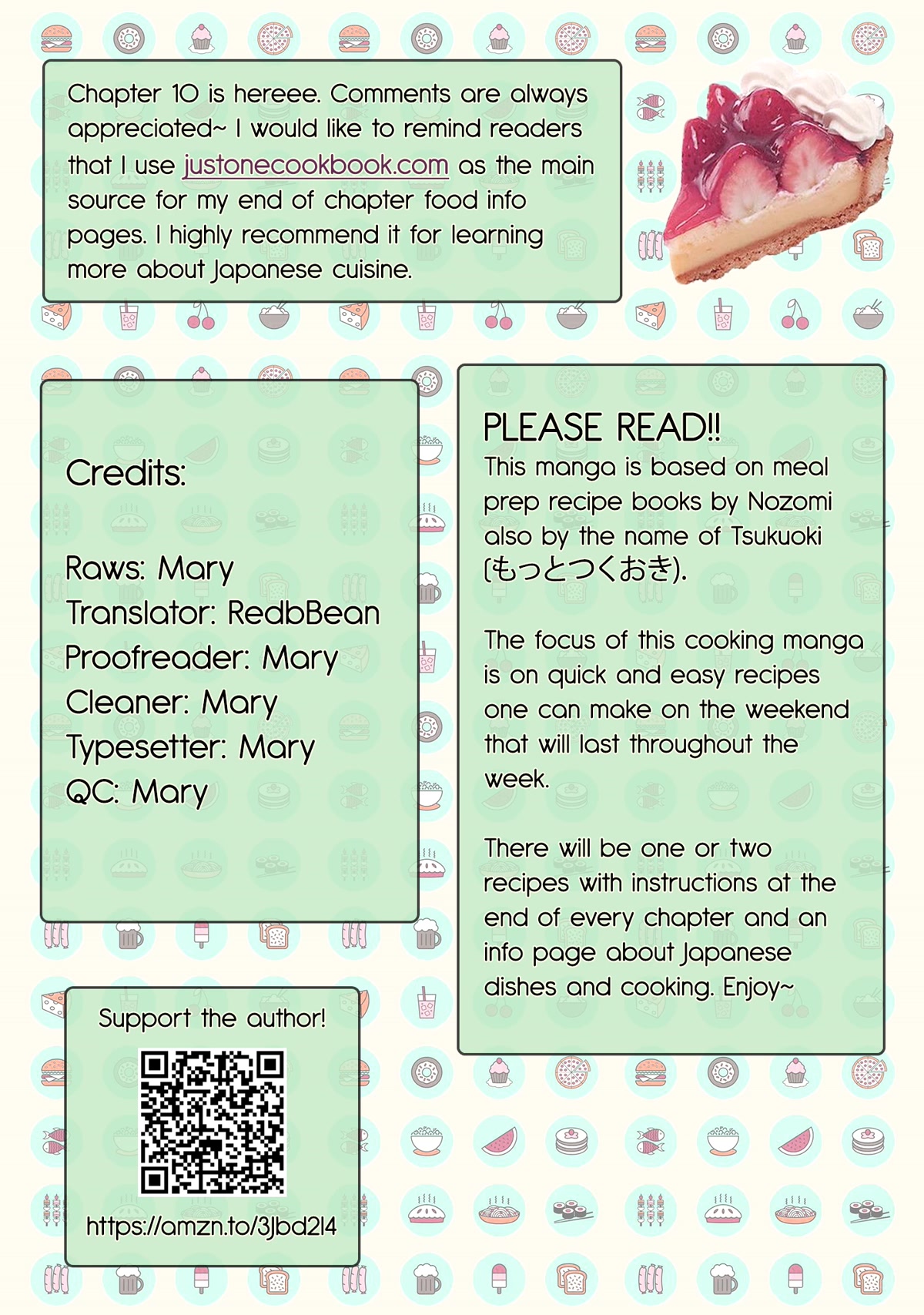 Tsukuoki Life: Weekend Meal Prep Recipes! chapter 10 page 1