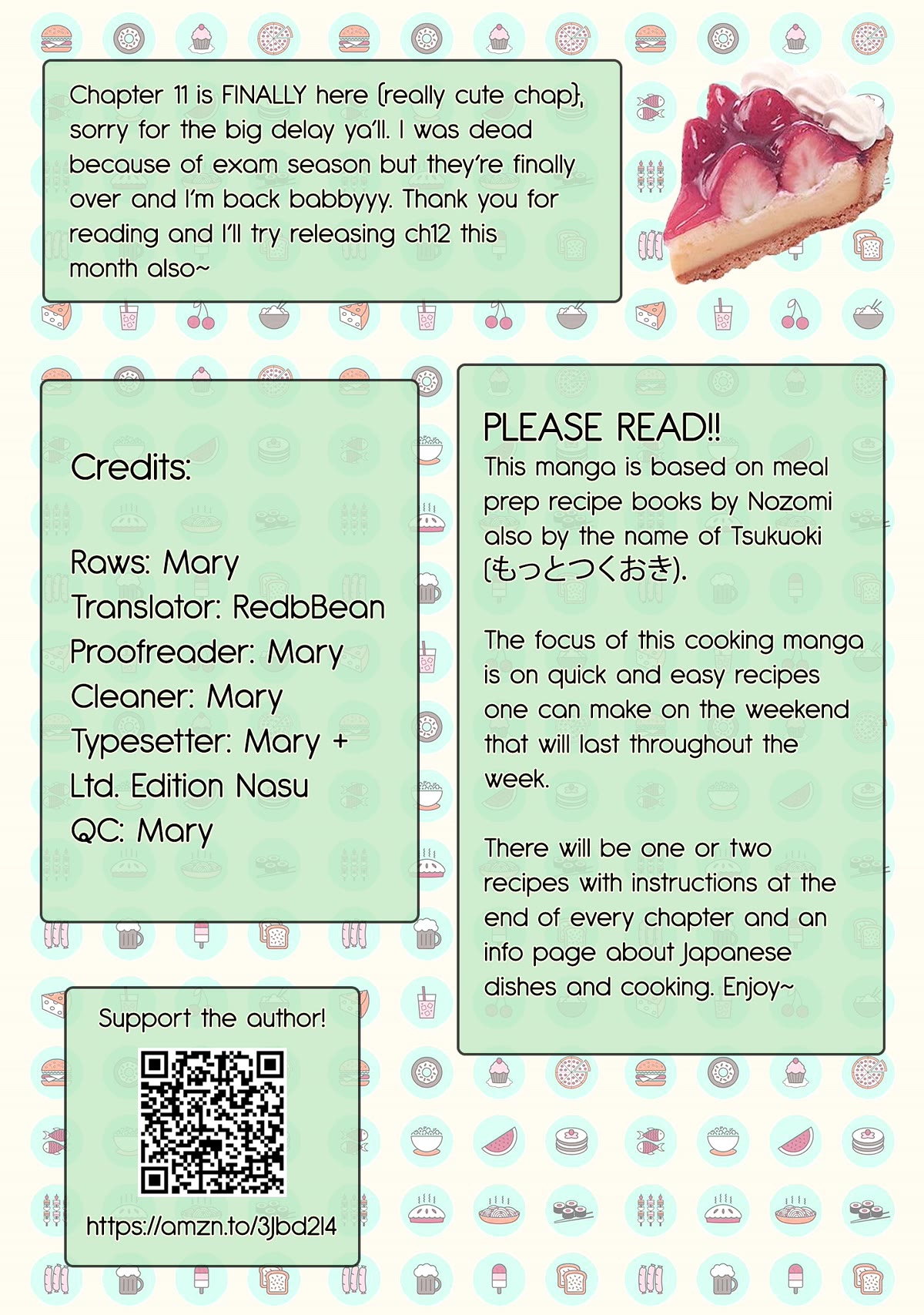 Tsukuoki Life: Weekend Meal Prep Recipes! chapter 11 page 1