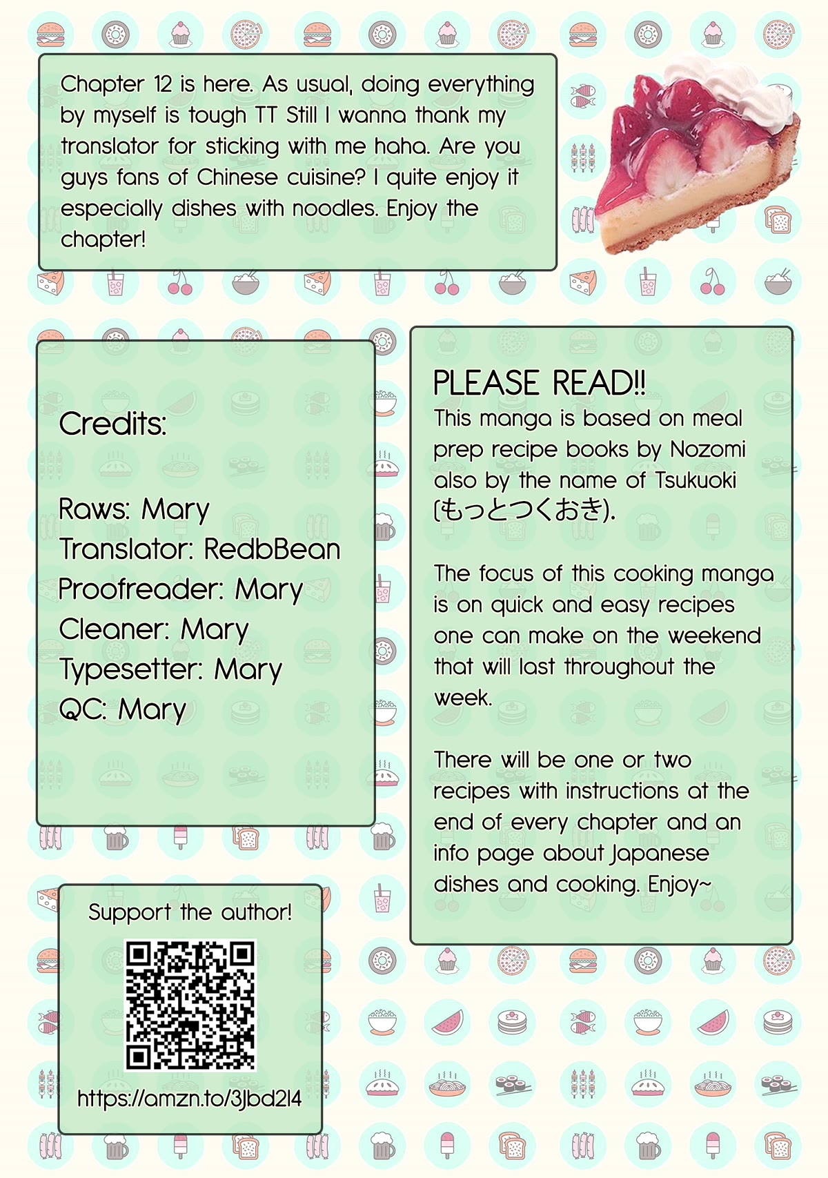 Tsukuoki Life: Weekend Meal Prep Recipes! chapter 12 page 1