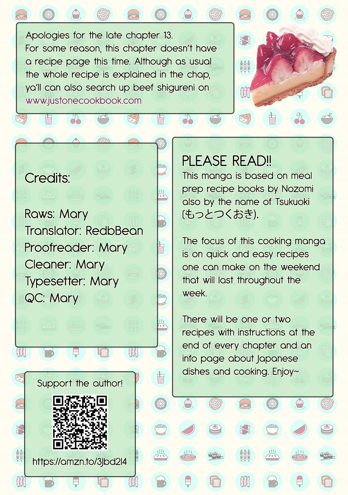 Tsukuoki Life: Weekend Meal Prep Recipes! chapter 13 page 1