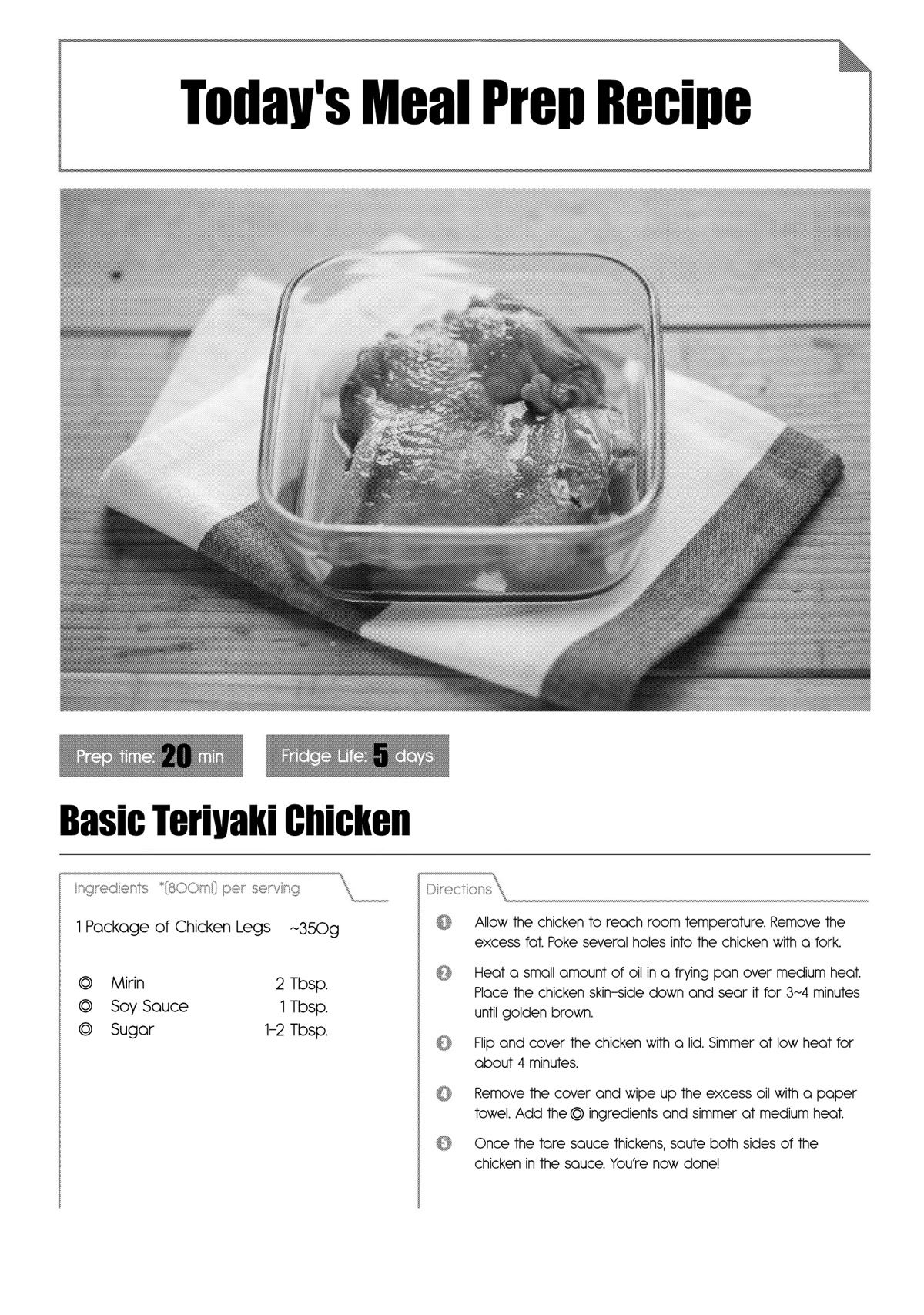 Tsukuoki Life: Weekend Meal Prep Recipes! chapter 3 page 20