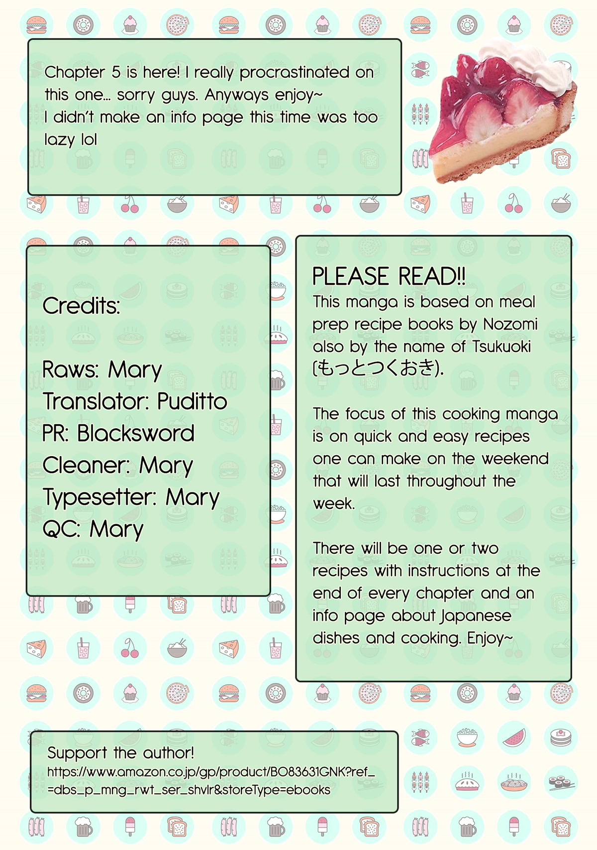 Tsukuoki Life: Weekend Meal Prep Recipes! chapter 5 page 1