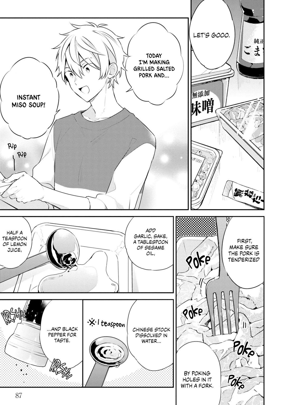 Tsukuoki Life: Weekend Meal Prep Recipes! chapter 5 page 6