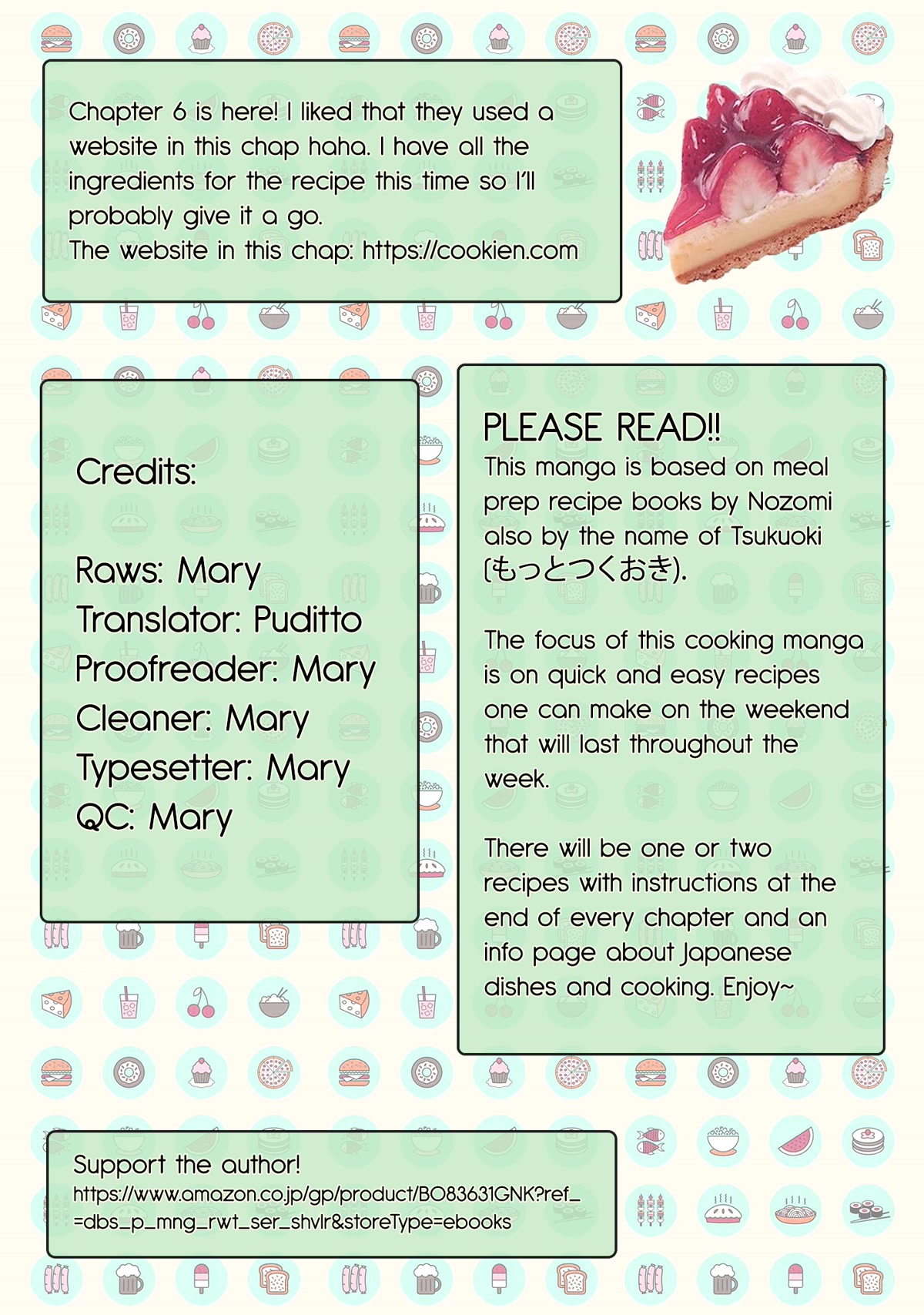 Tsukuoki Life: Weekend Meal Prep Recipes! chapter 6 page 1