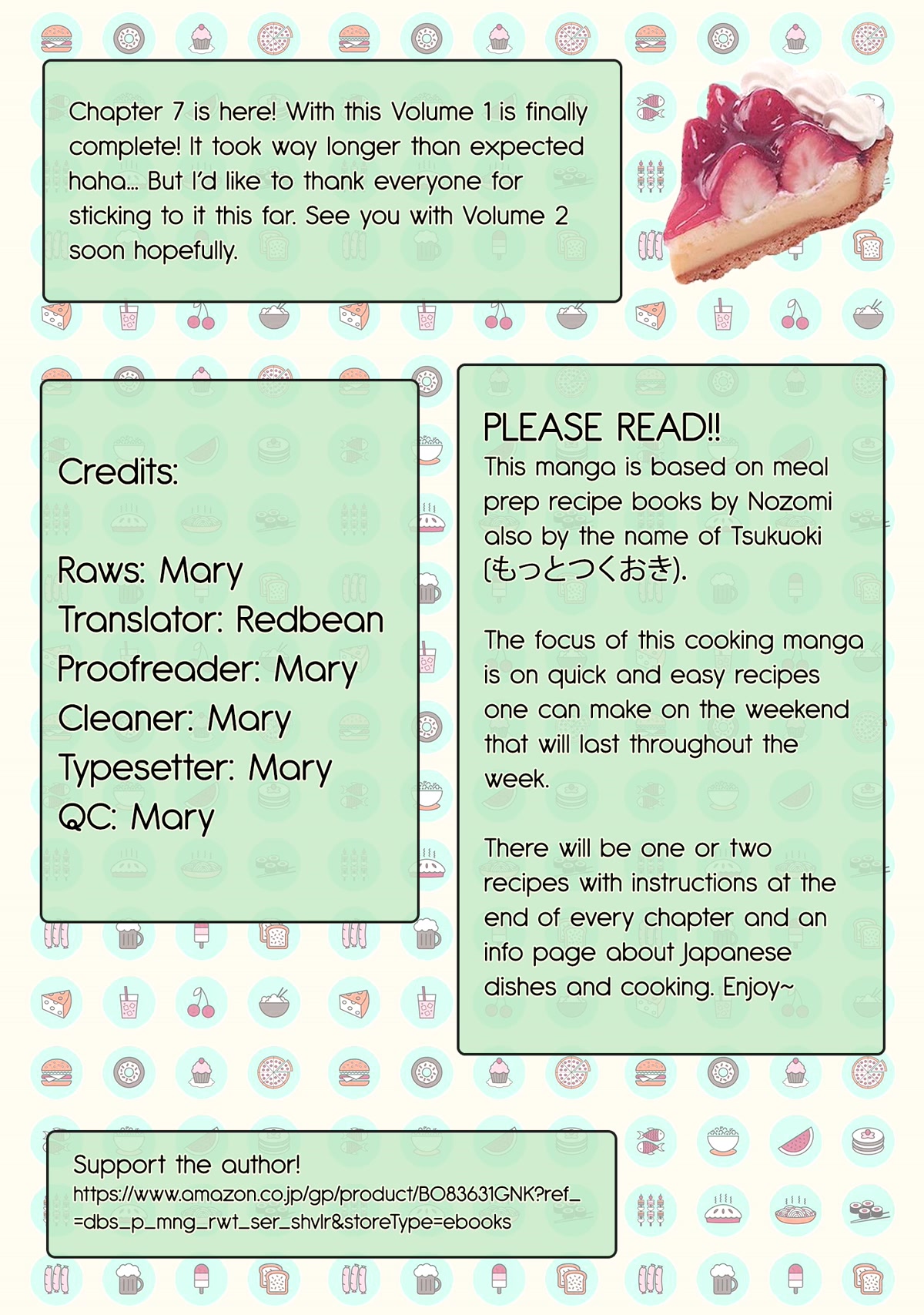 Tsukuoki Life: Weekend Meal Prep Recipes! chapter 7 page 1