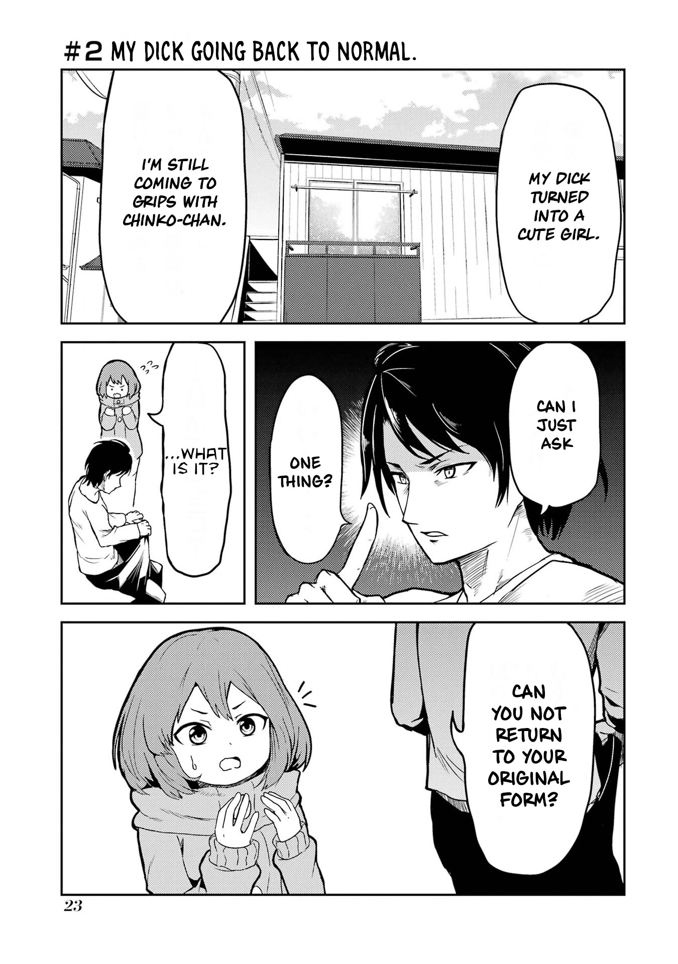 Turns Out My Dick Was a Cute Girl chapter 2 page 1