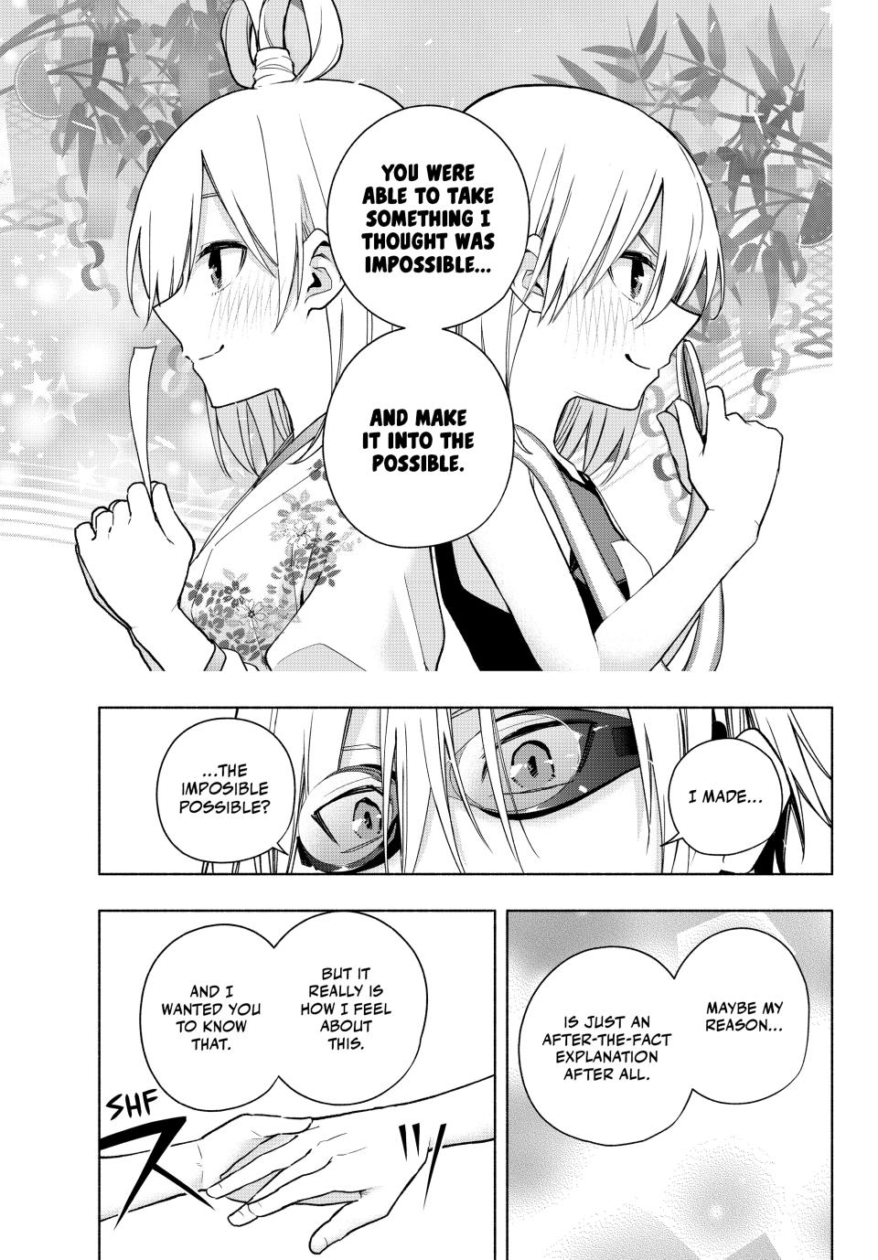 Tying the Knot with an Amagami Sister chapter 137 page 15