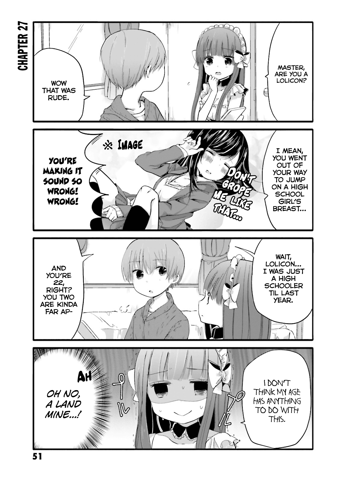 Uchi no Hentai Maid ni Osowareteru chapter 27 page 1
