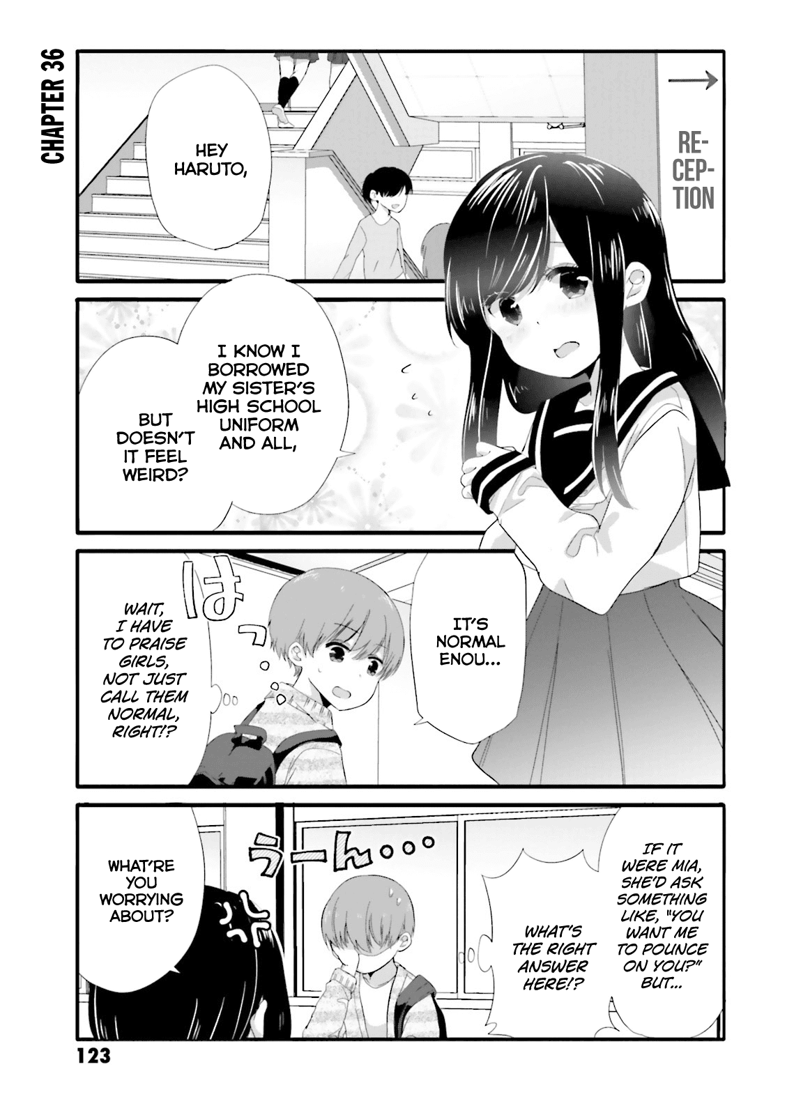 Uchi no Hentai Maid ni Osowareteru chapter 36 page 1