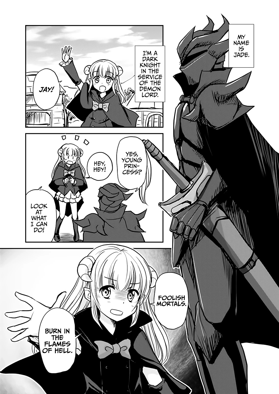 Uchi no Maou ga Tenshi de tsurai chapter 1 page 1