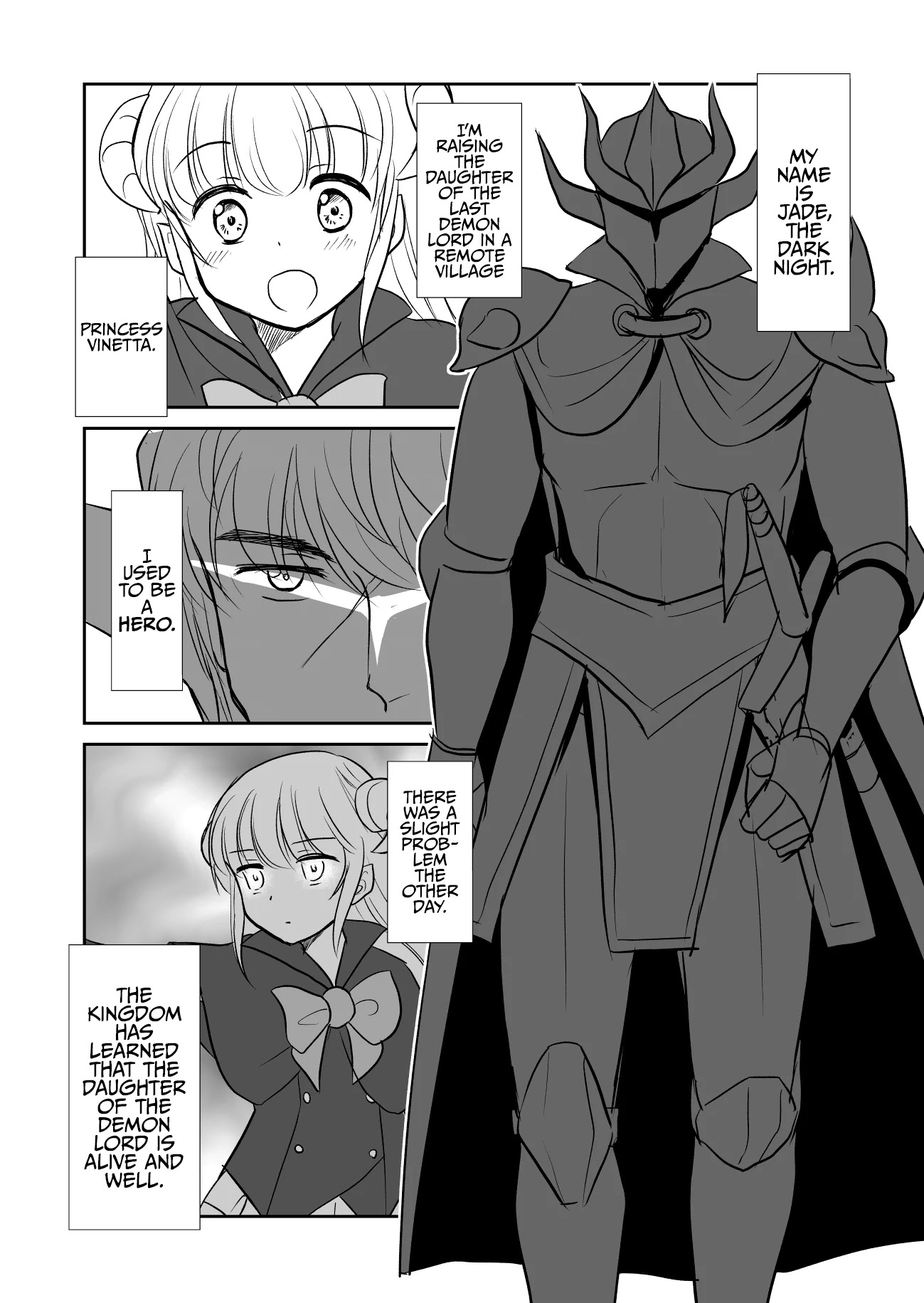 Uchi no Maou ga Tenshi de tsurai chapter 12 page 1