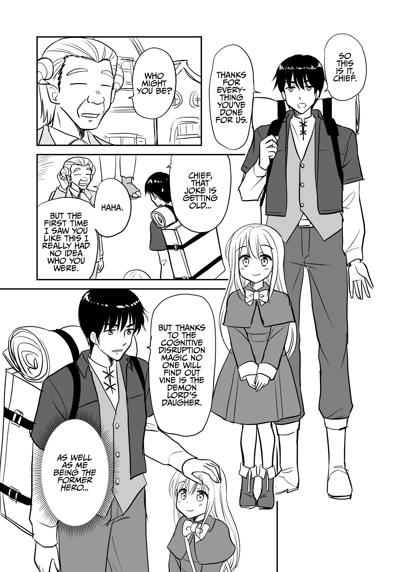 Uchi no Maou ga Tenshi de tsurai chapter 15 page 1