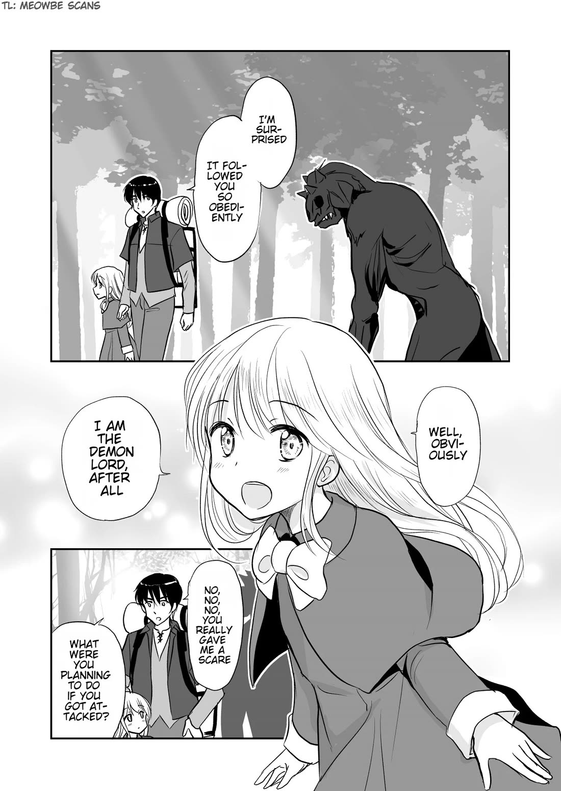 Uchi no Maou ga Tenshi de tsurai chapter 18 page 1