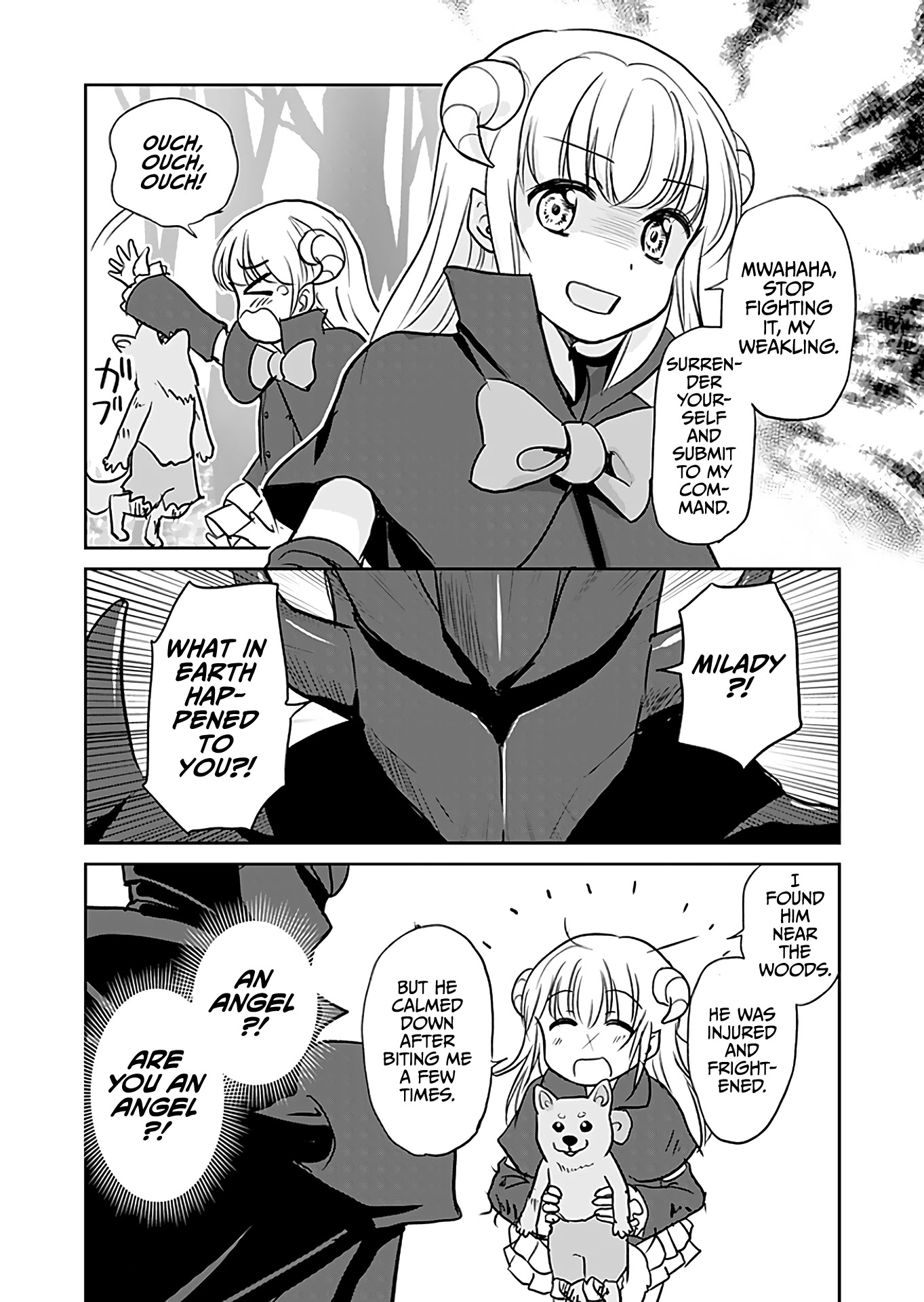 Uchi no Maou ga Tenshi de tsurai chapter 3 page 1