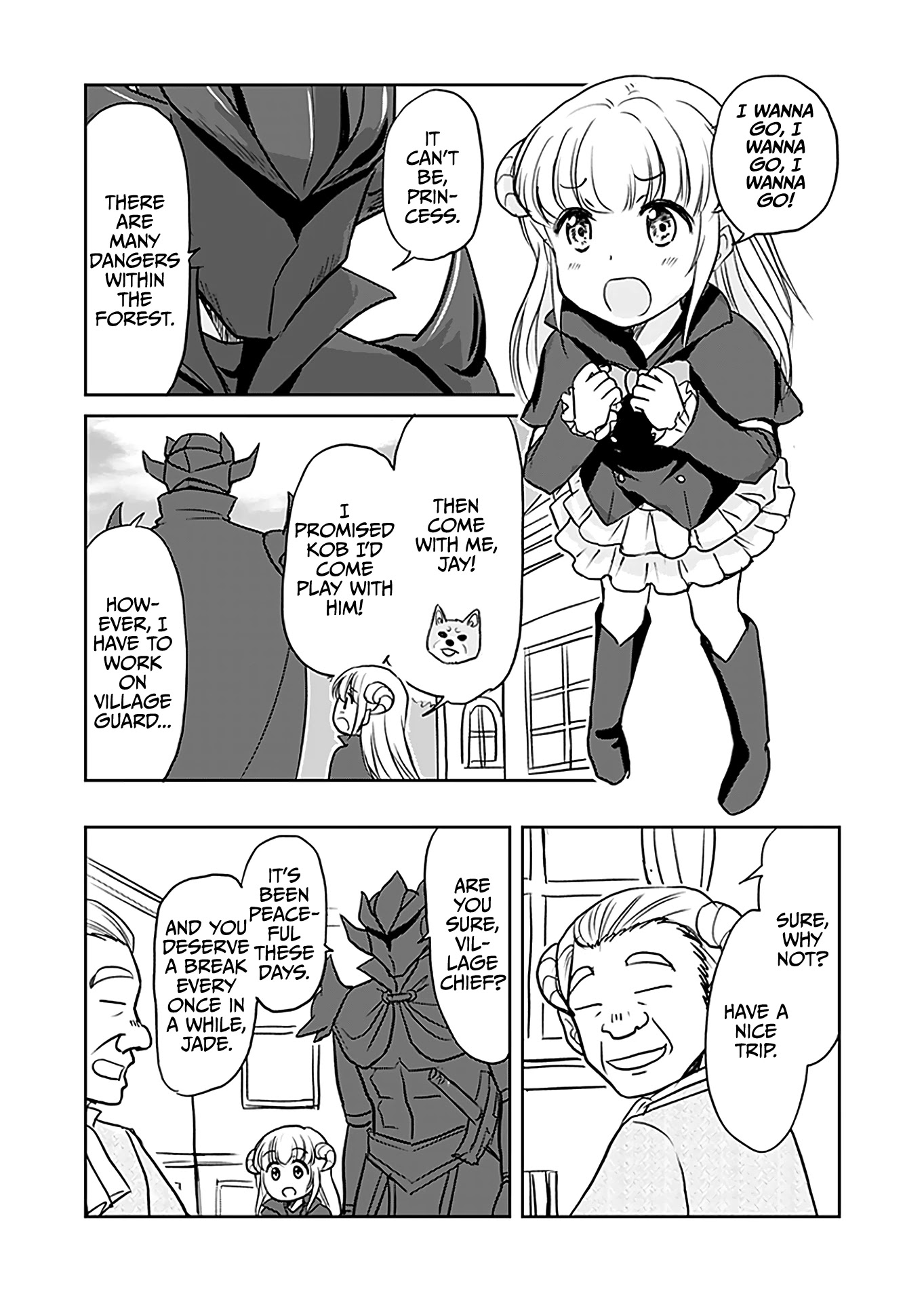 Uchi no Maou ga Tenshi de tsurai chapter 4 page 1