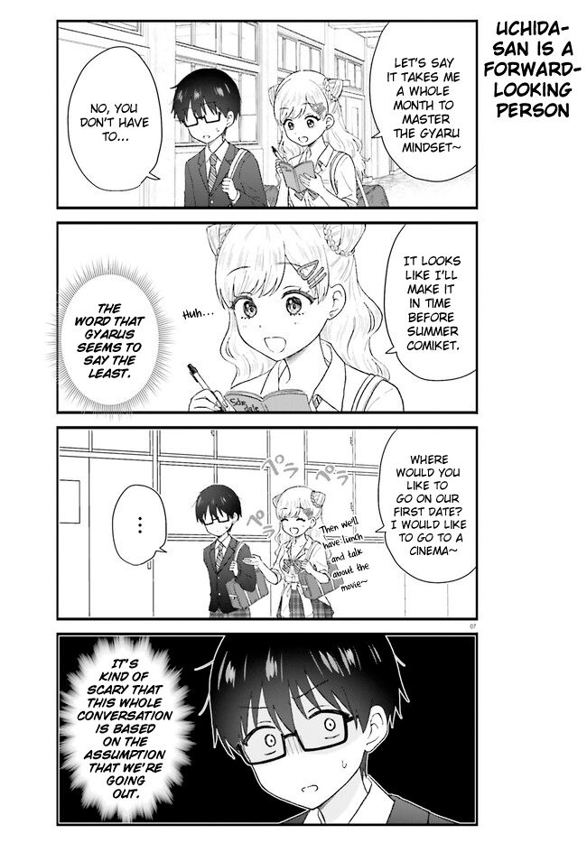 Uchida-san wa Zettai ni Gyaru Janai! chapter 1 page 7
