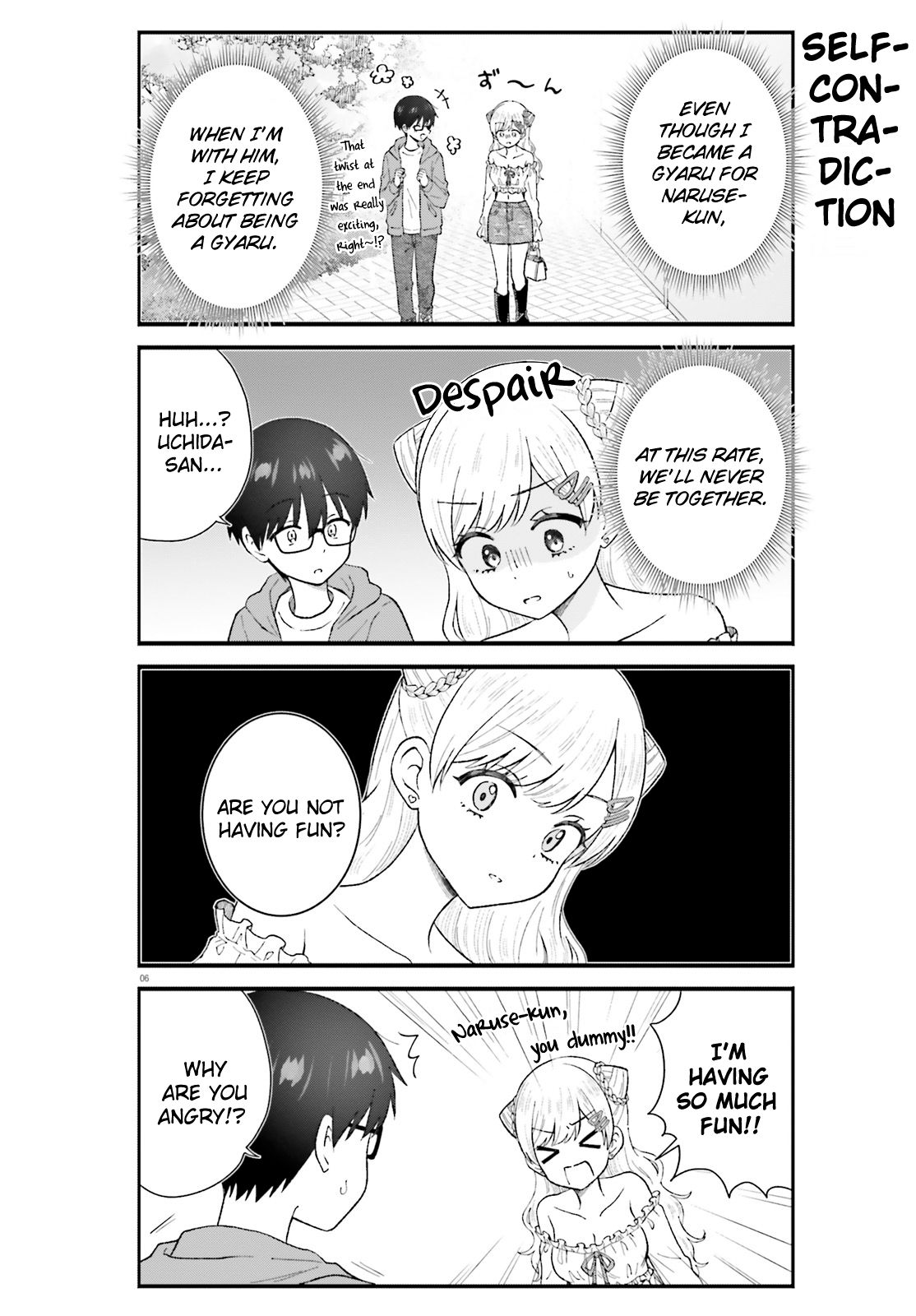 Uchida-san wa Zettai ni Gyaru Janai! chapter 4 page 6