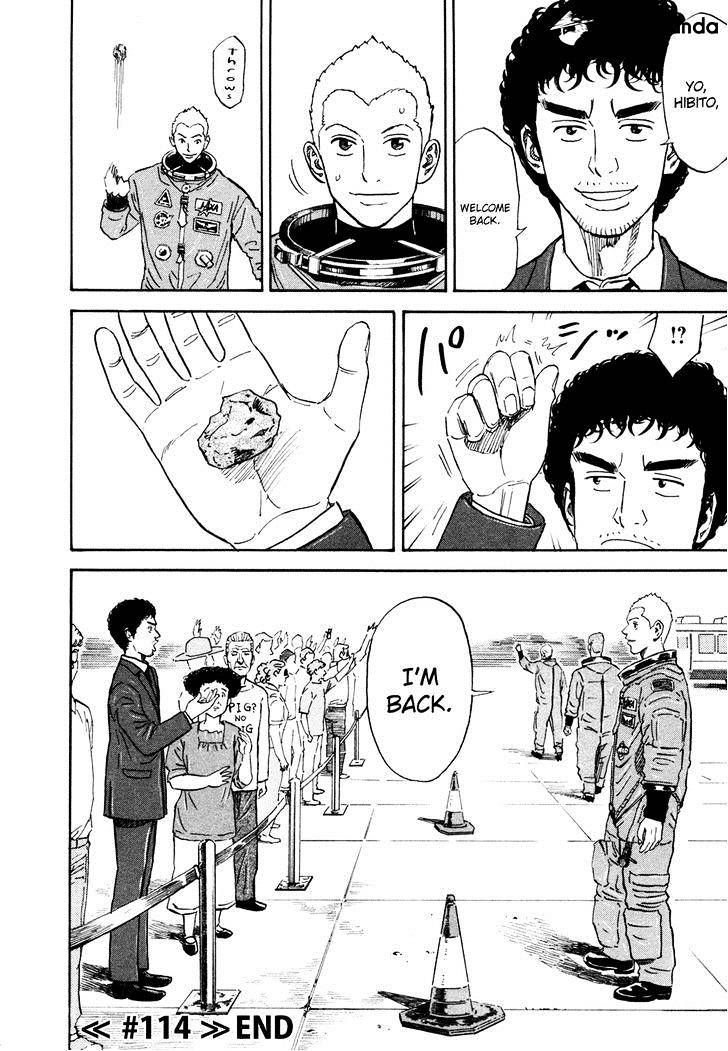 Uchuu Kyoudai chapter 114 page 19