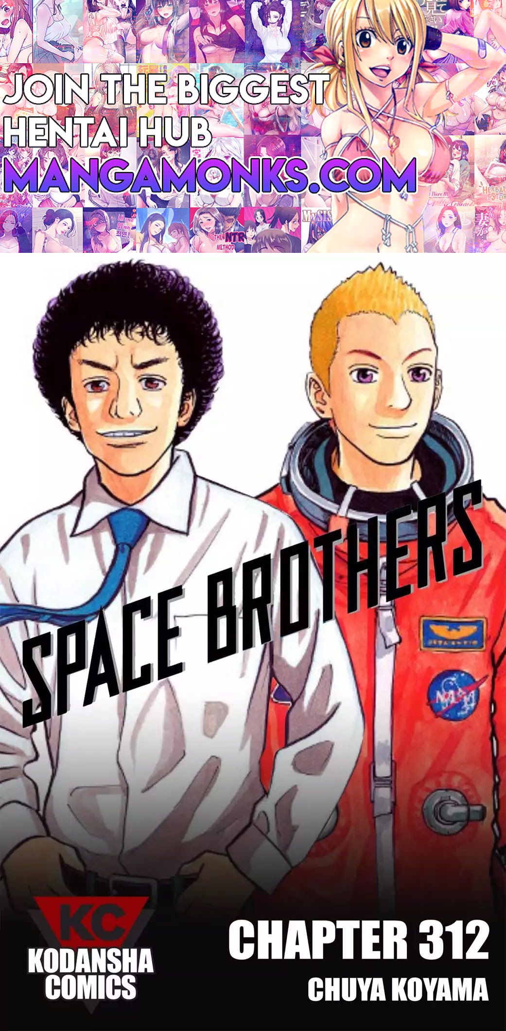 Uchuu Kyoudai chapter 312 page 1