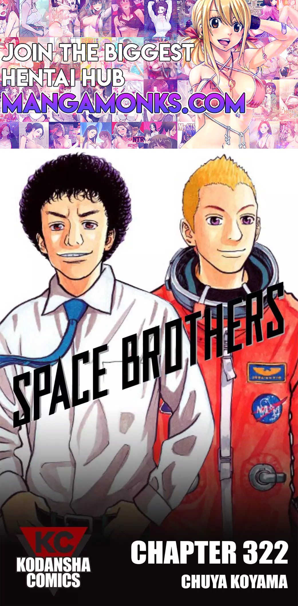 Uchuu Kyoudai chapter 322 page 1