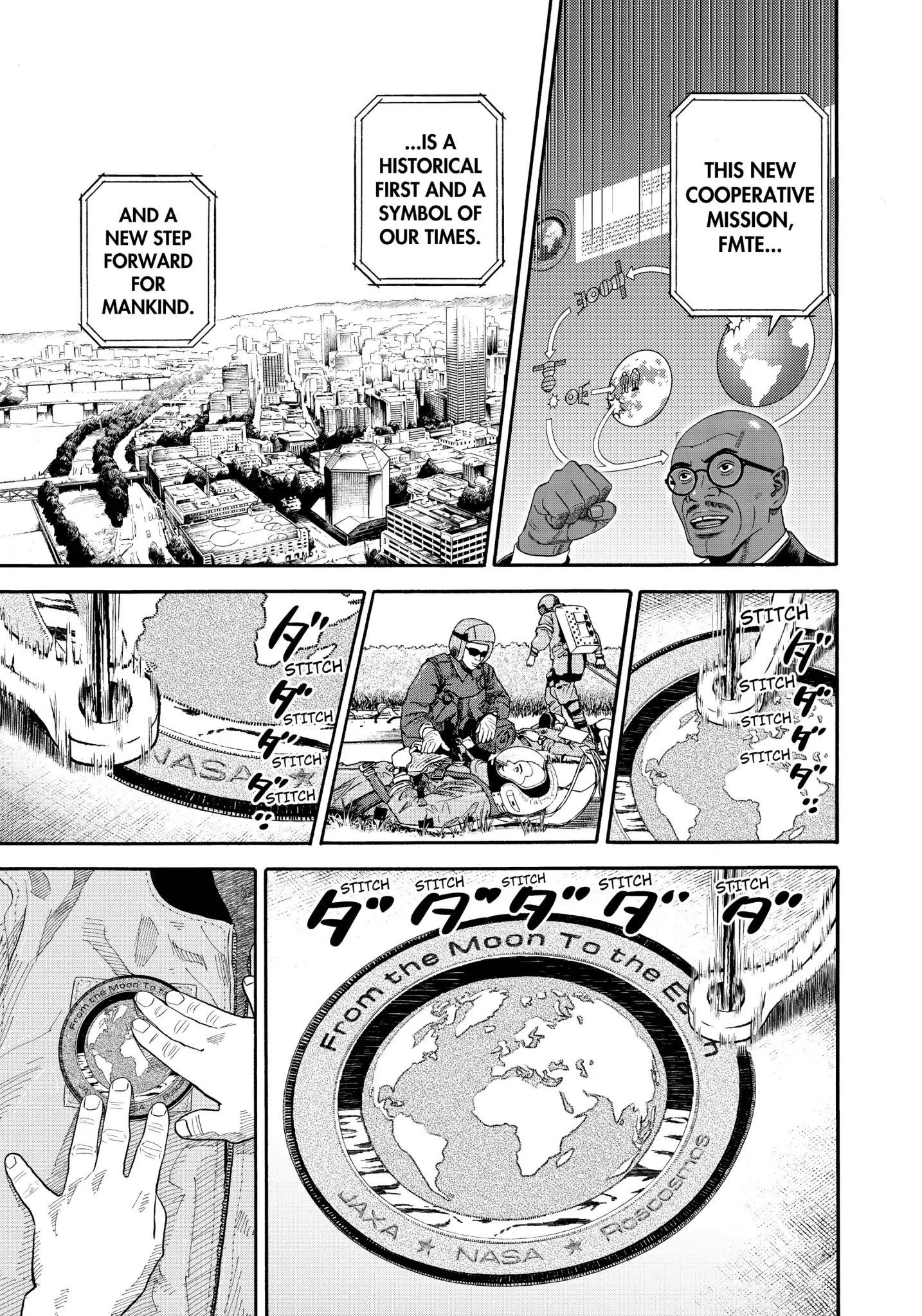 Uchuu Kyoudai chapter 338 page 14