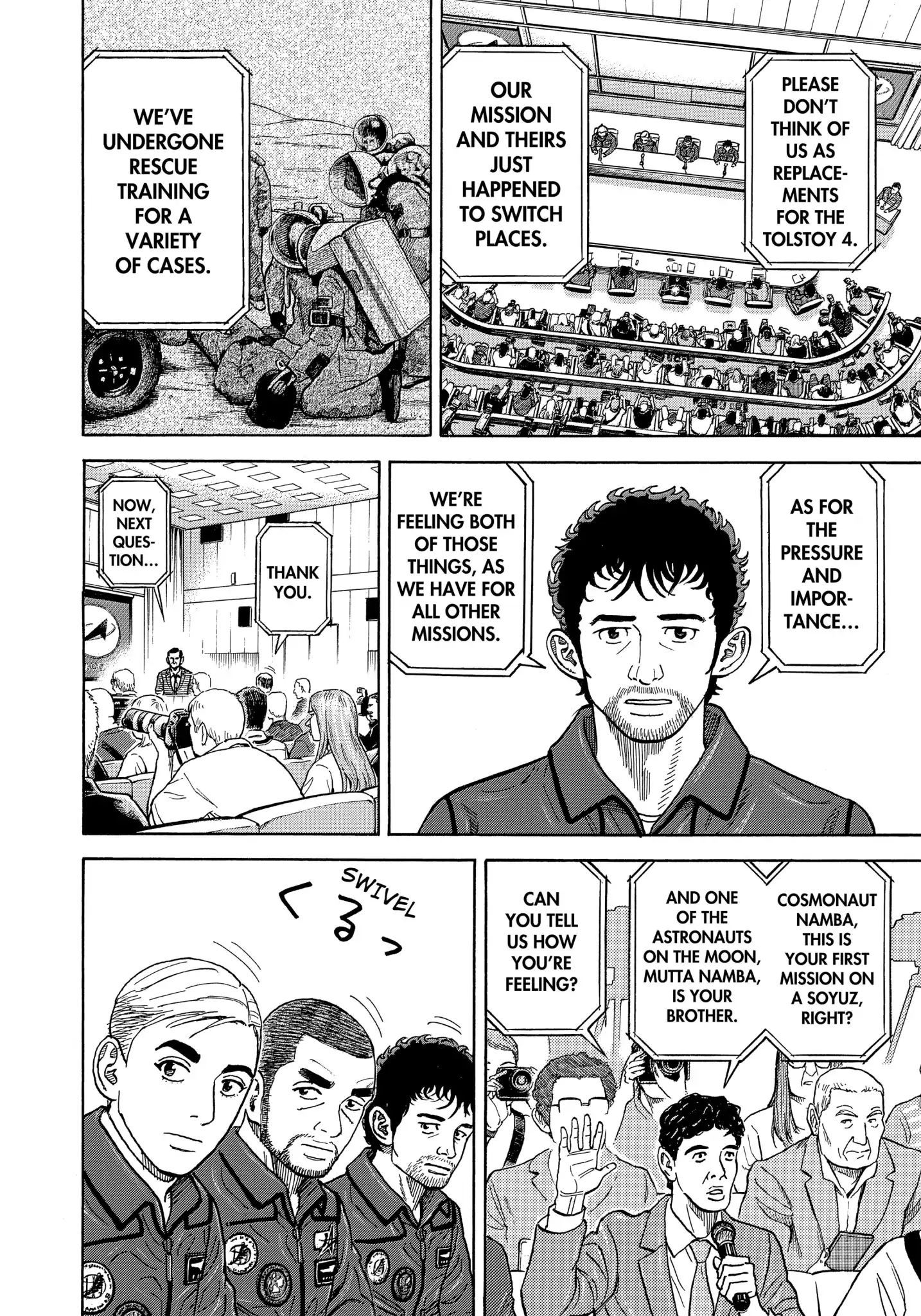 Uchuu Kyoudai chapter 338 page 19