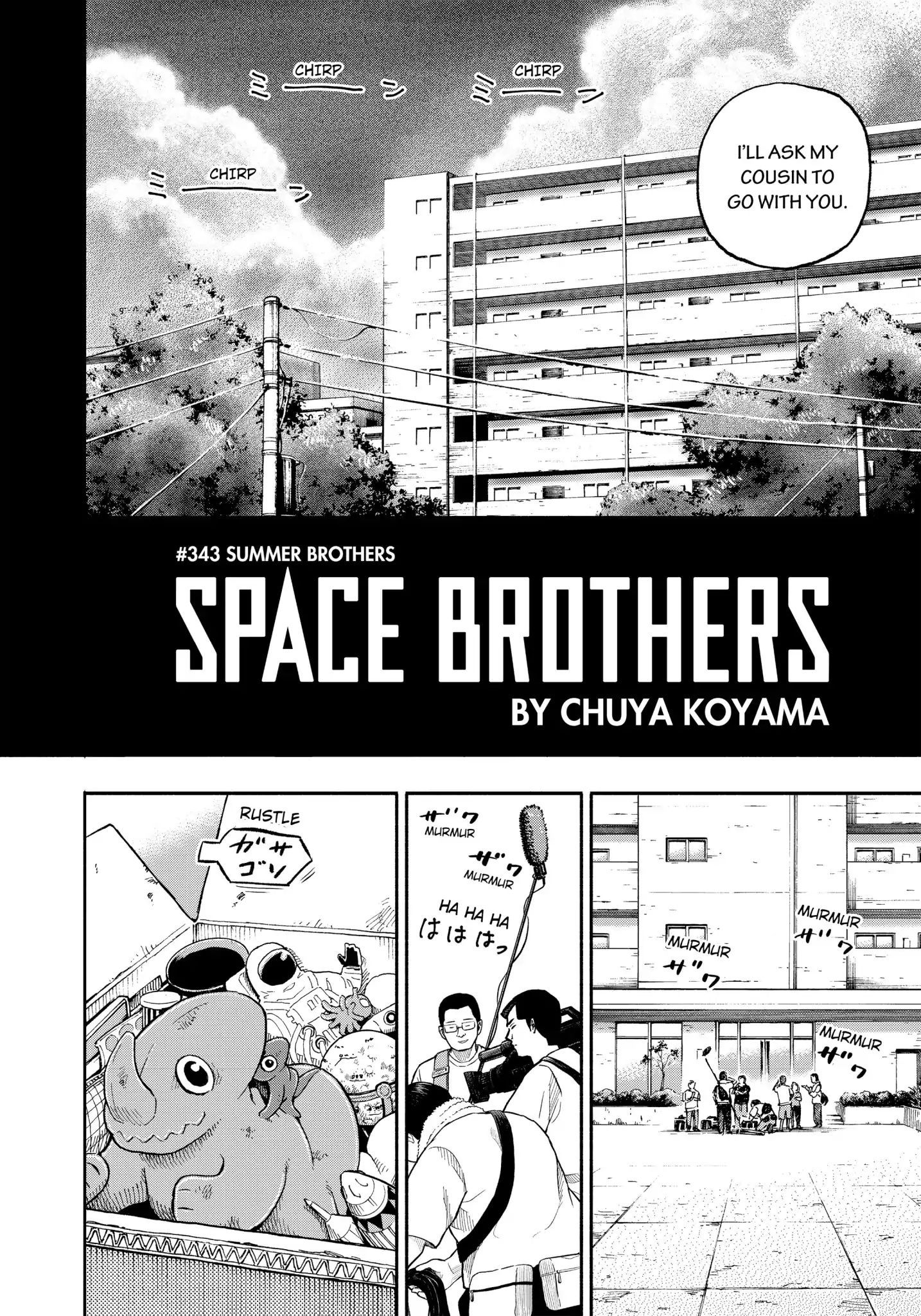 Uchuu Kyoudai chapter 343 page 5