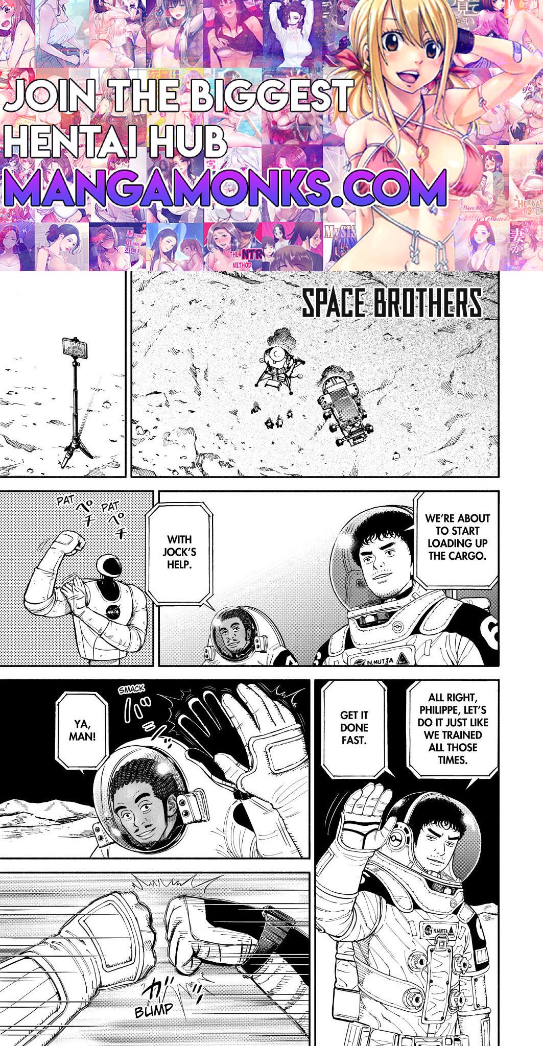 Uchuu Kyoudai chapter 358 page 1