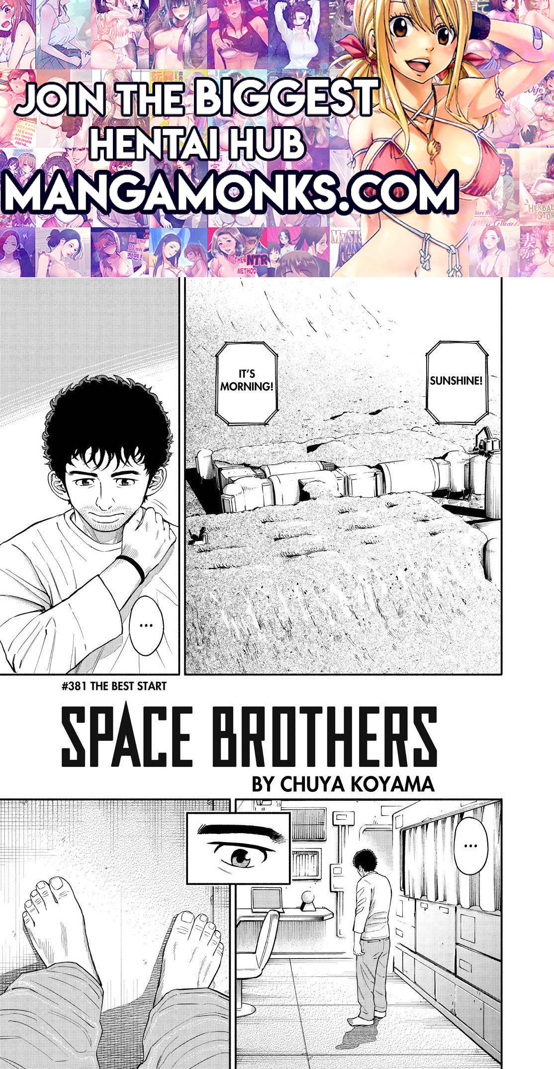 Uchuu Kyoudai chapter 381 page 1