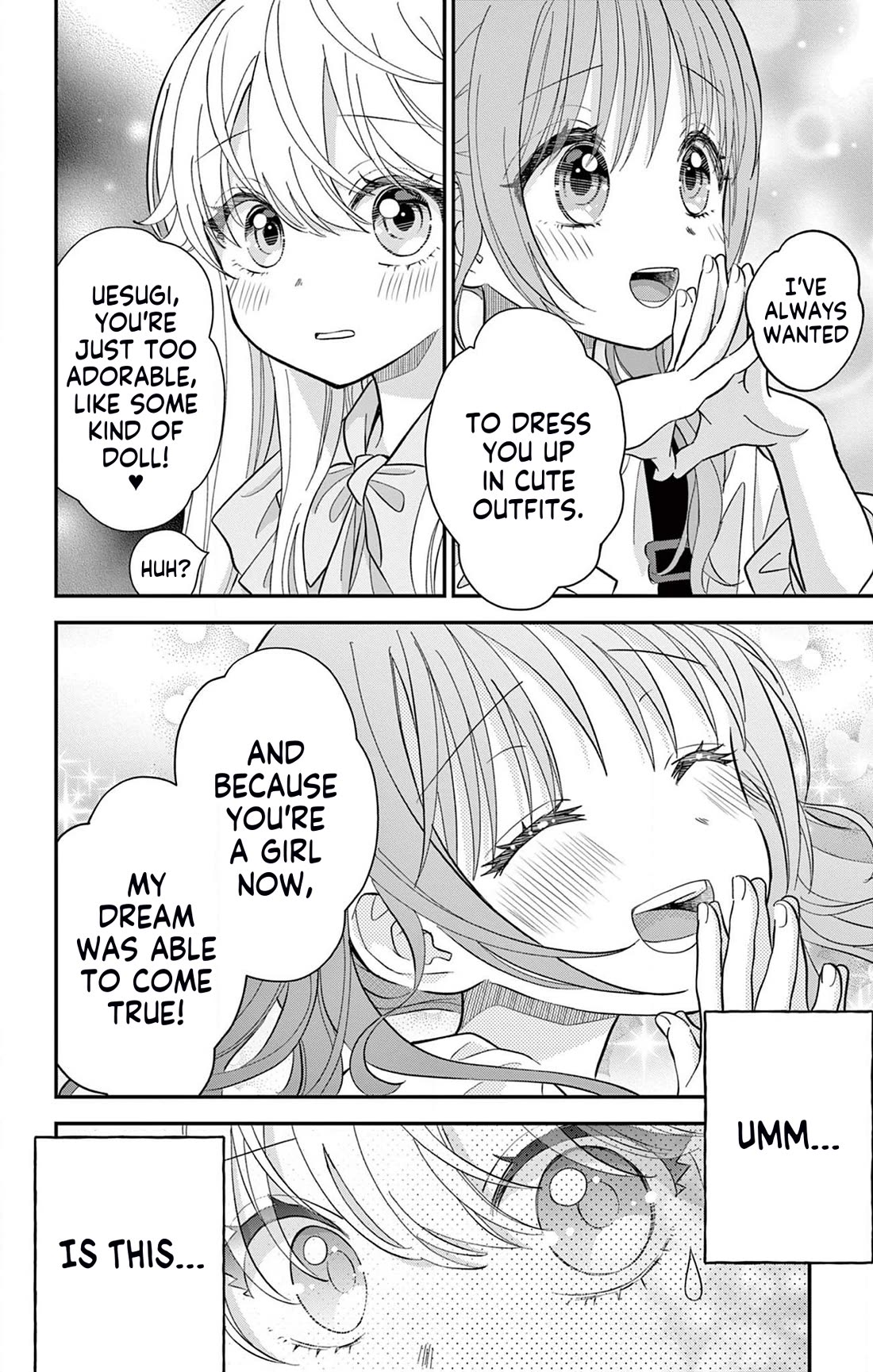 Uesugi-kun Wants to Quit Being a Girl chapter 5 page 14