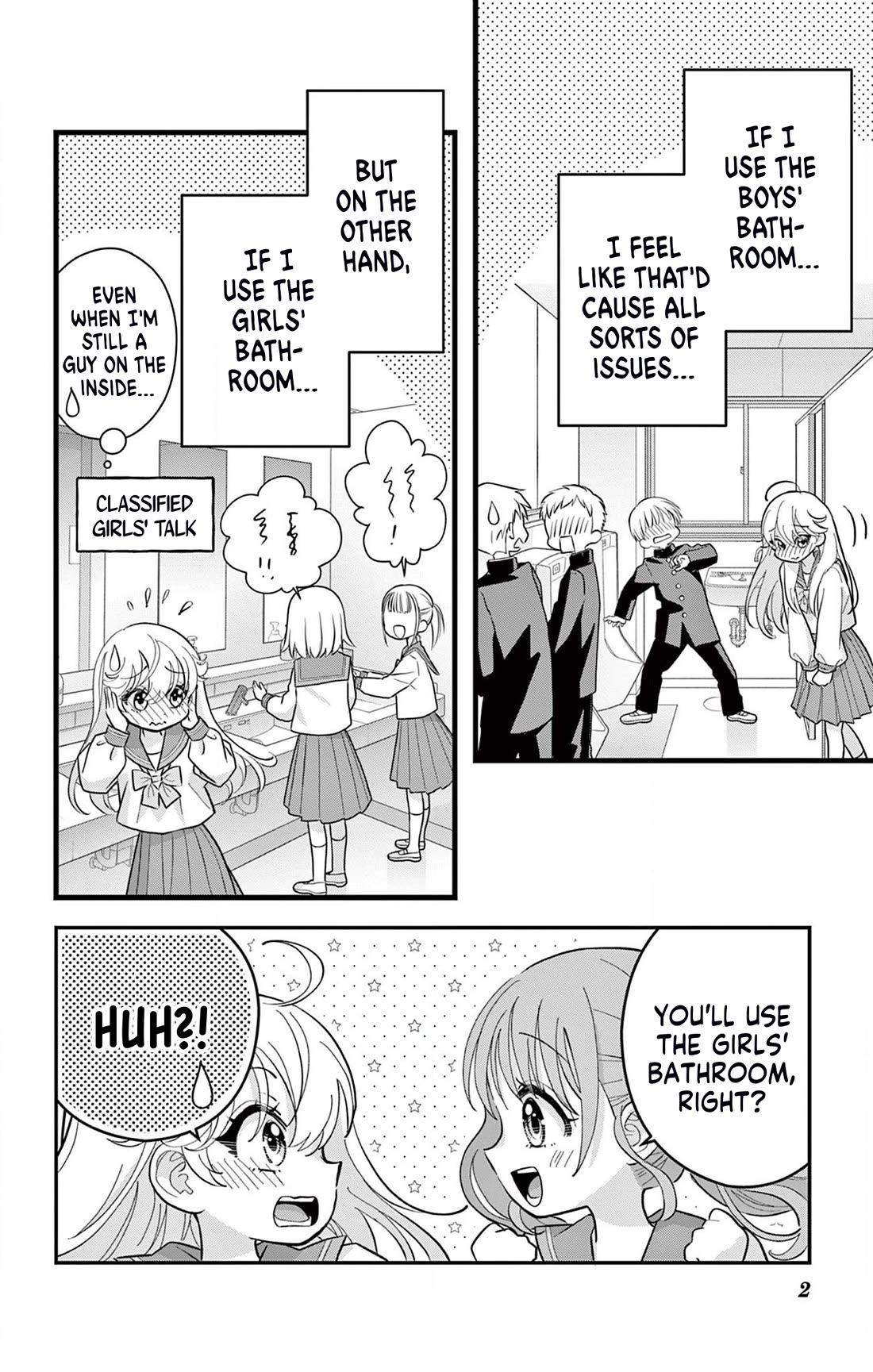 Uesugi-kun Wants to Quit Being a Girl chapter 5 page 2