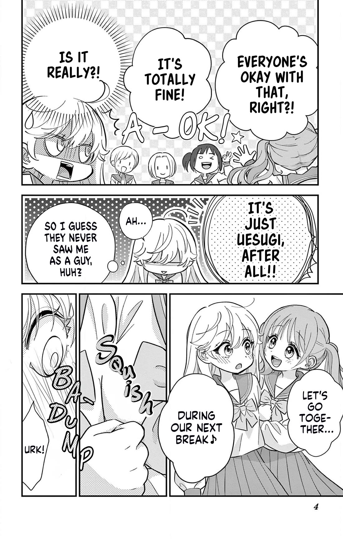 Uesugi-kun Wants to Quit Being a Girl chapter 5 page 4