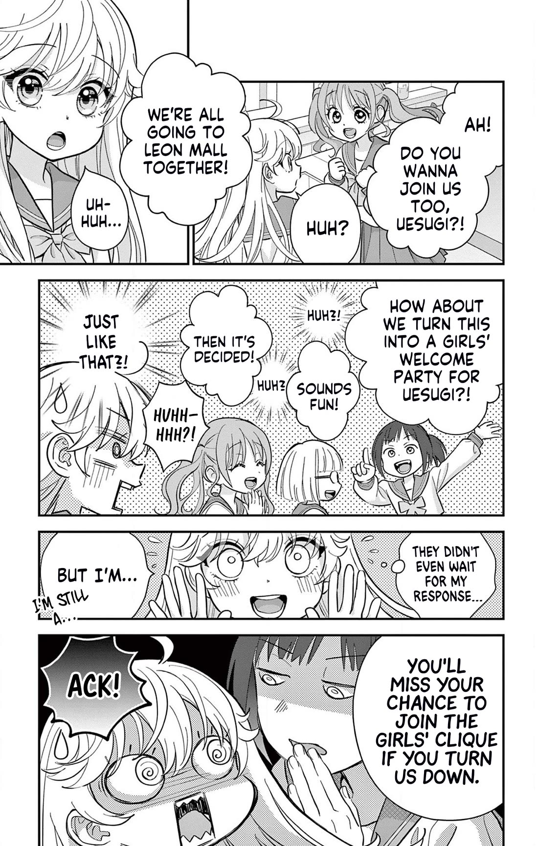 Uesugi-kun Wants to Quit Being a Girl chapter 5 page 7