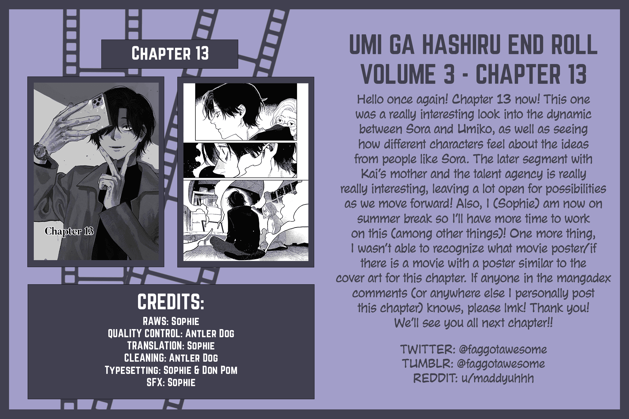 Umi ga Hashiru End Roll chapter 13 page 29