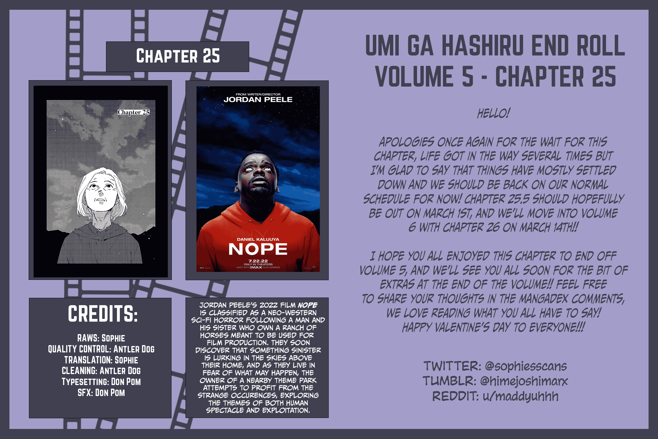 Umi ga Hashiru End Roll chapter 25 page 33